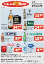 Getr&auml;nke Oase Getr&auml;nke Oase: Getr&auml;nkeangebote - bis 25.04.2026