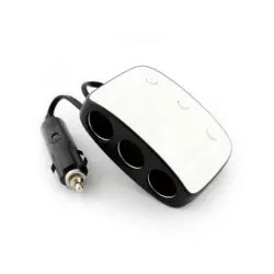 Зарядно устройство DIVA 2 USB + РАЗКЛОНИТЕЛ ЗАПАЛКА 3 ГНЕЗДА