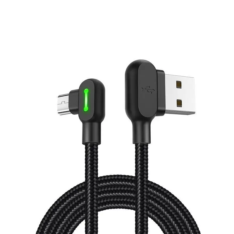 Кабел Xmart Gaming 90* USB-microUSB 1.2M