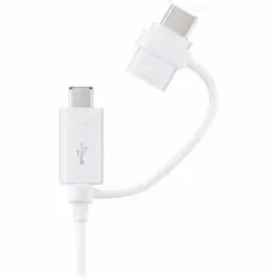 Кабел Samsung USB-A to MicroUSB + USB-C EP-DG930DWEGWW WHITE