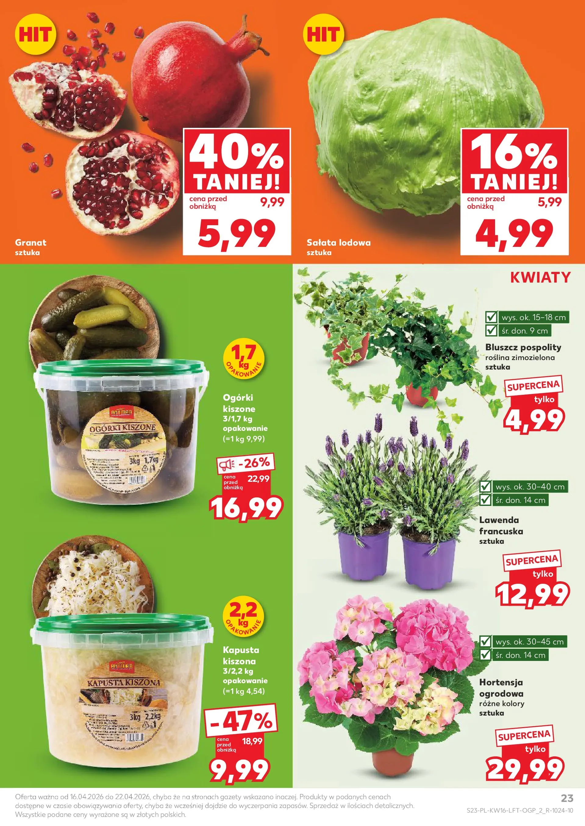 Kaufland - Kaufland Gazetka Tygodnia ważna do 22.04 od 15.04.2026 - od jutra PDF | Strona: 23