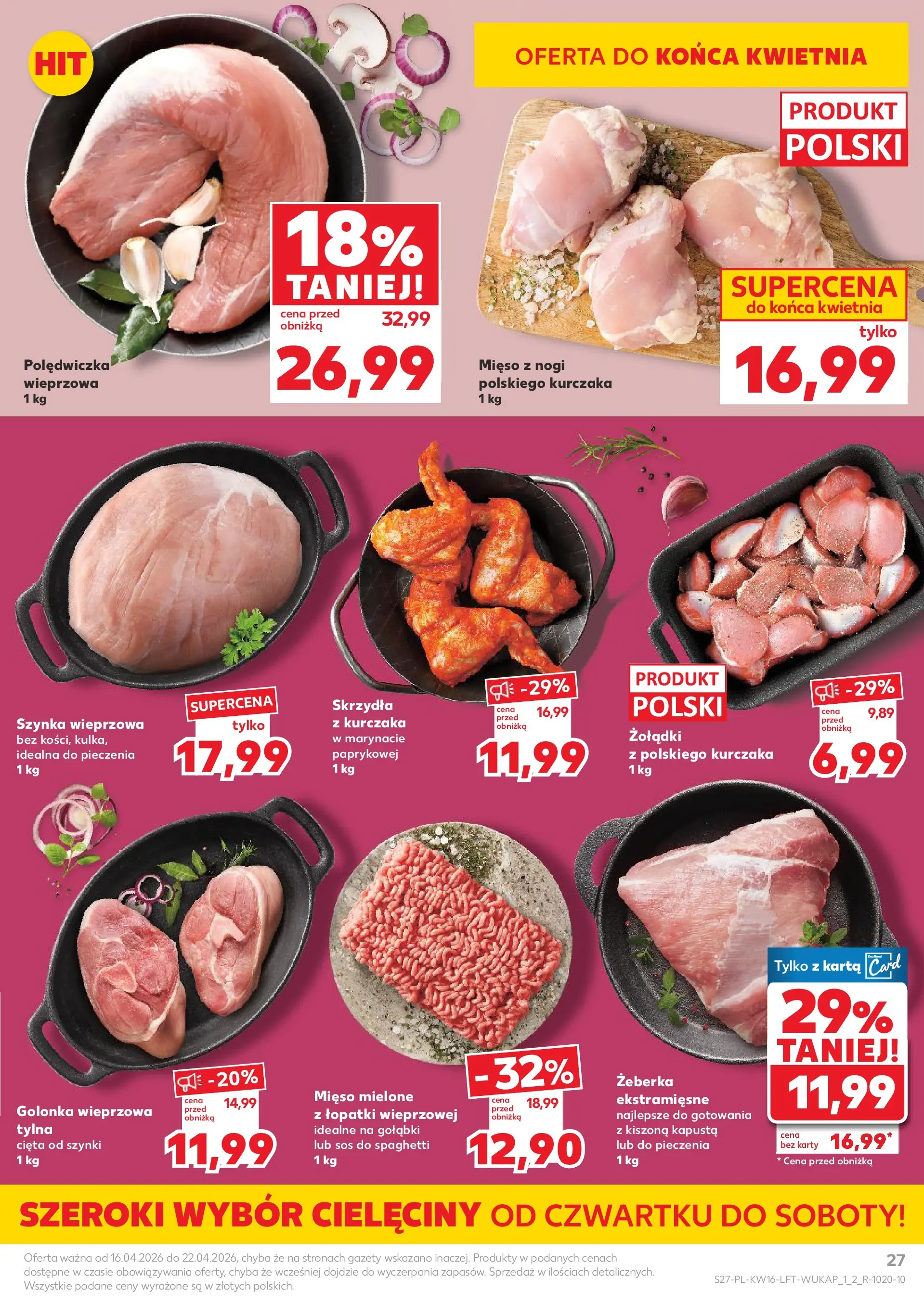 Kaufland - Kaufland Gazetka Tygodnia ważna do 22.04 od 15.04.2026 - od jutra PDF | Strona: 27