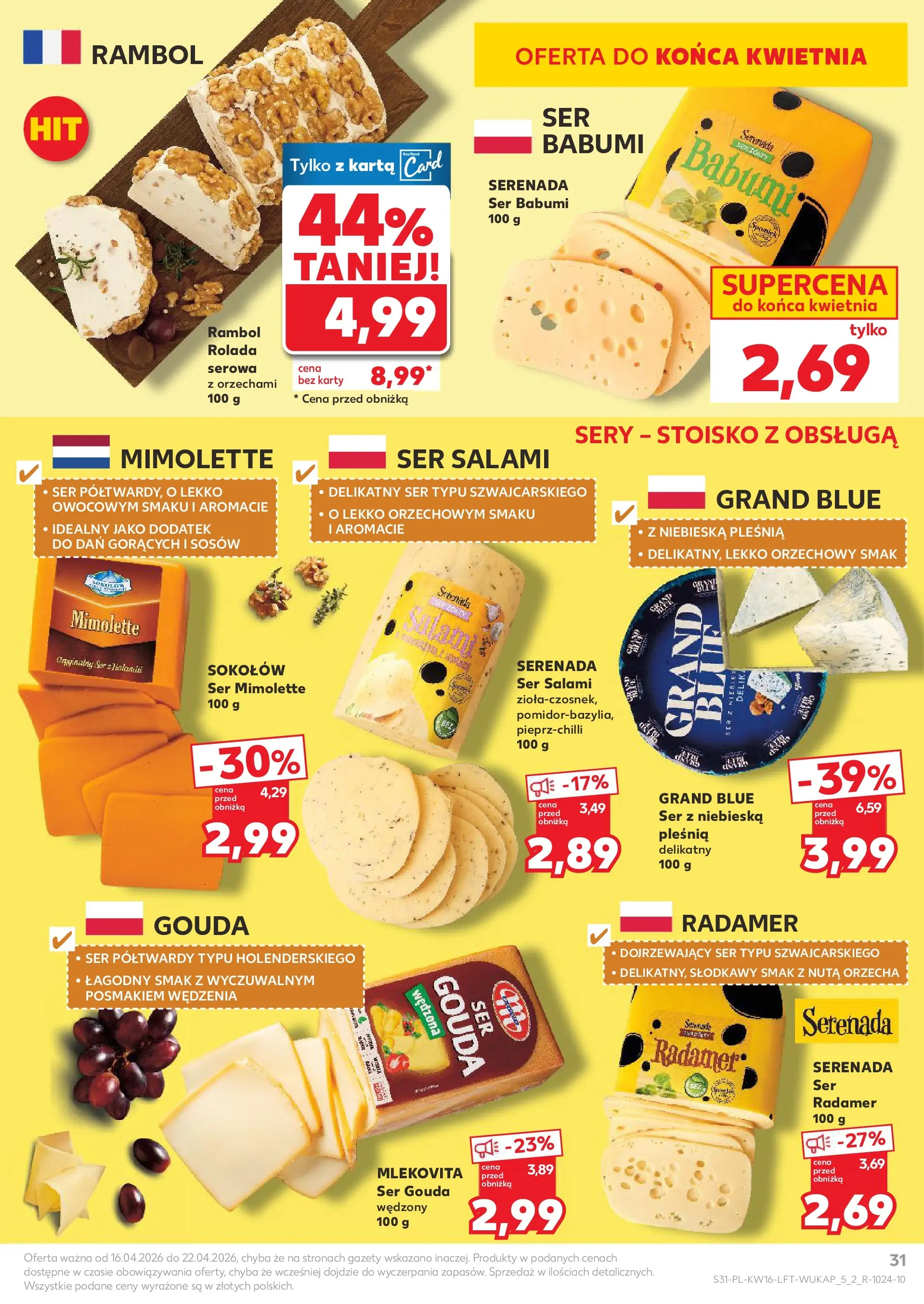 Kaufland - Kaufland Gazetka Tygodnia ważna do 22.04 od 15.04.2026 - od jutra PDF | Strona: 31