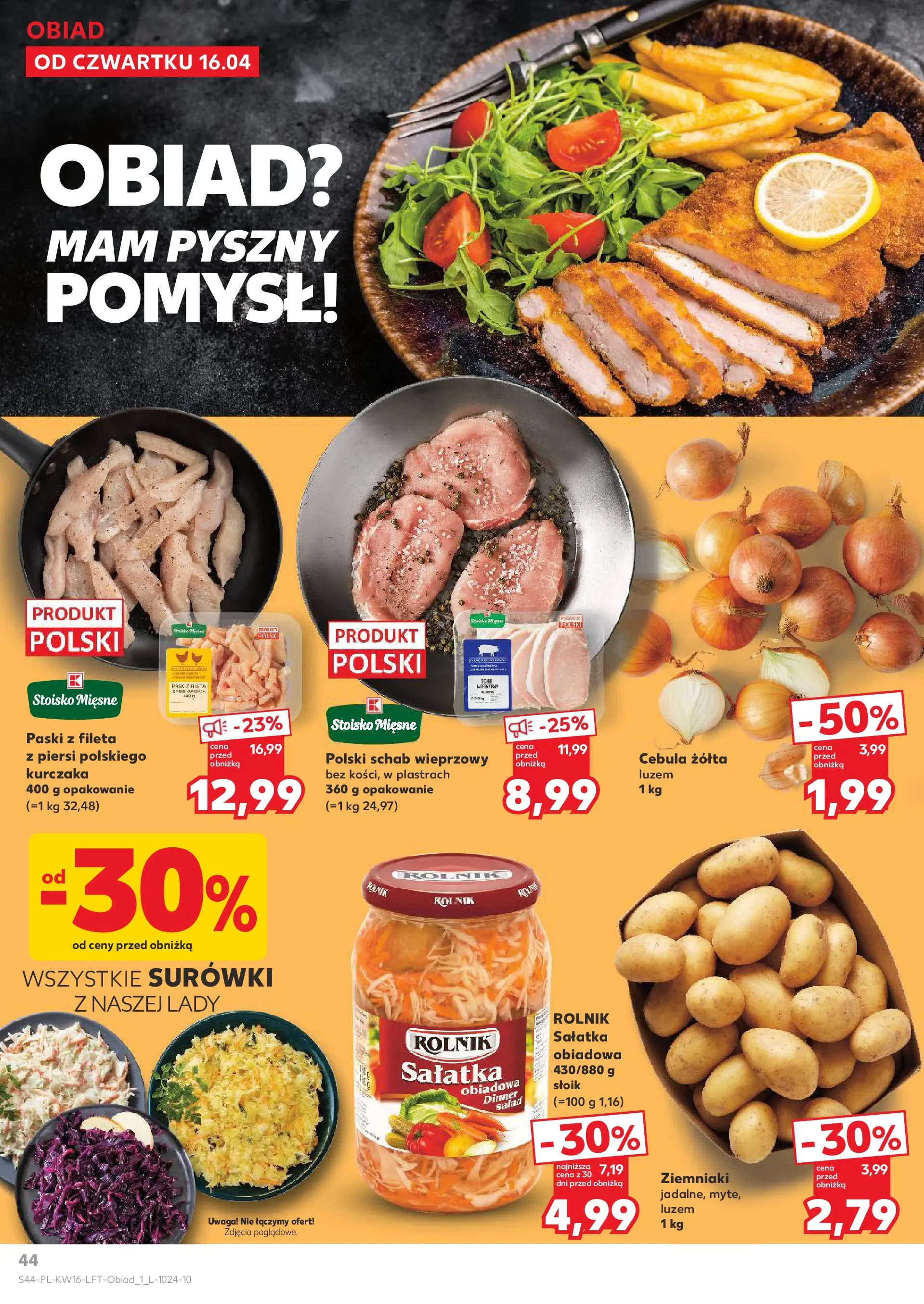 Kaufland - Kaufland Gazetka Tygodnia ważna do 22.04 od 15.04.2026 - od jutra PDF | Strona: 44