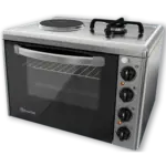 ЗОРА Готварска печка мини Елдом 213VF-NEW , 1 ток 1 газ , INOX