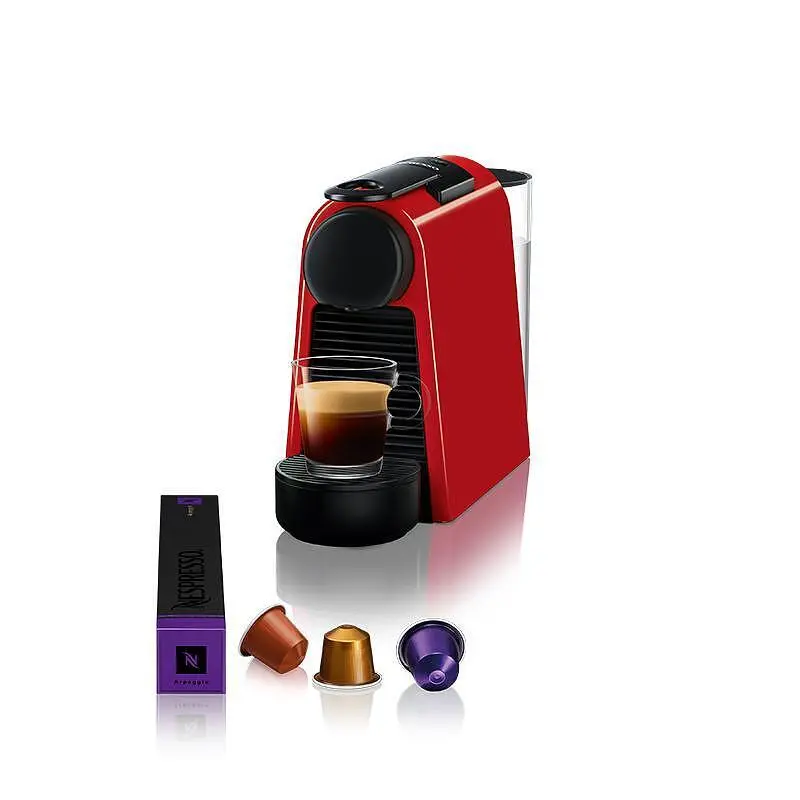 Кафемашина с капсули NESPRESSO Essenza Mini Червена