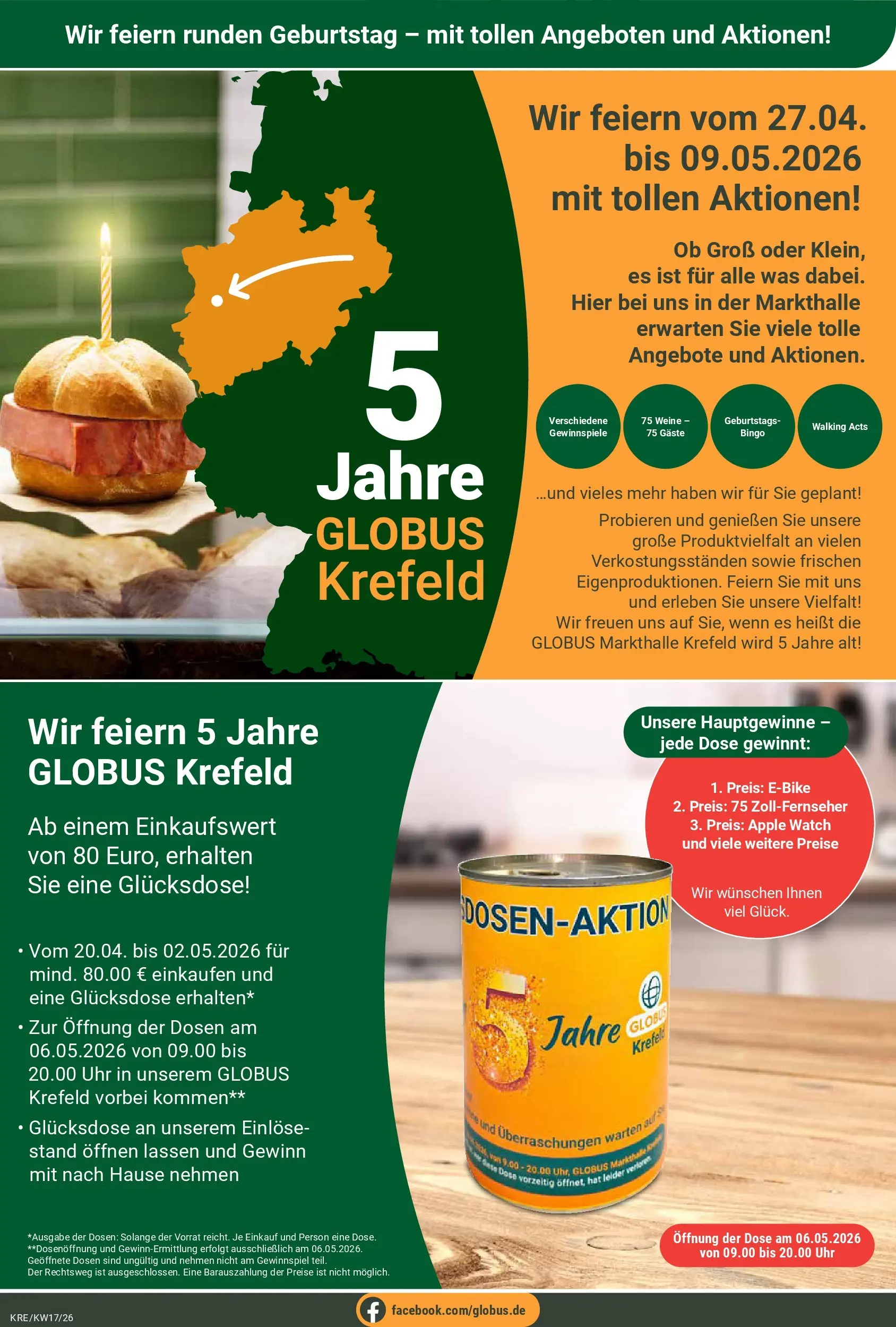 Globus Prospekt Krefeld	 (ab 20.04.2026) » Angebote online | Seite: 18 | Produkte: Apple watch, Walking, Apple, Uhr