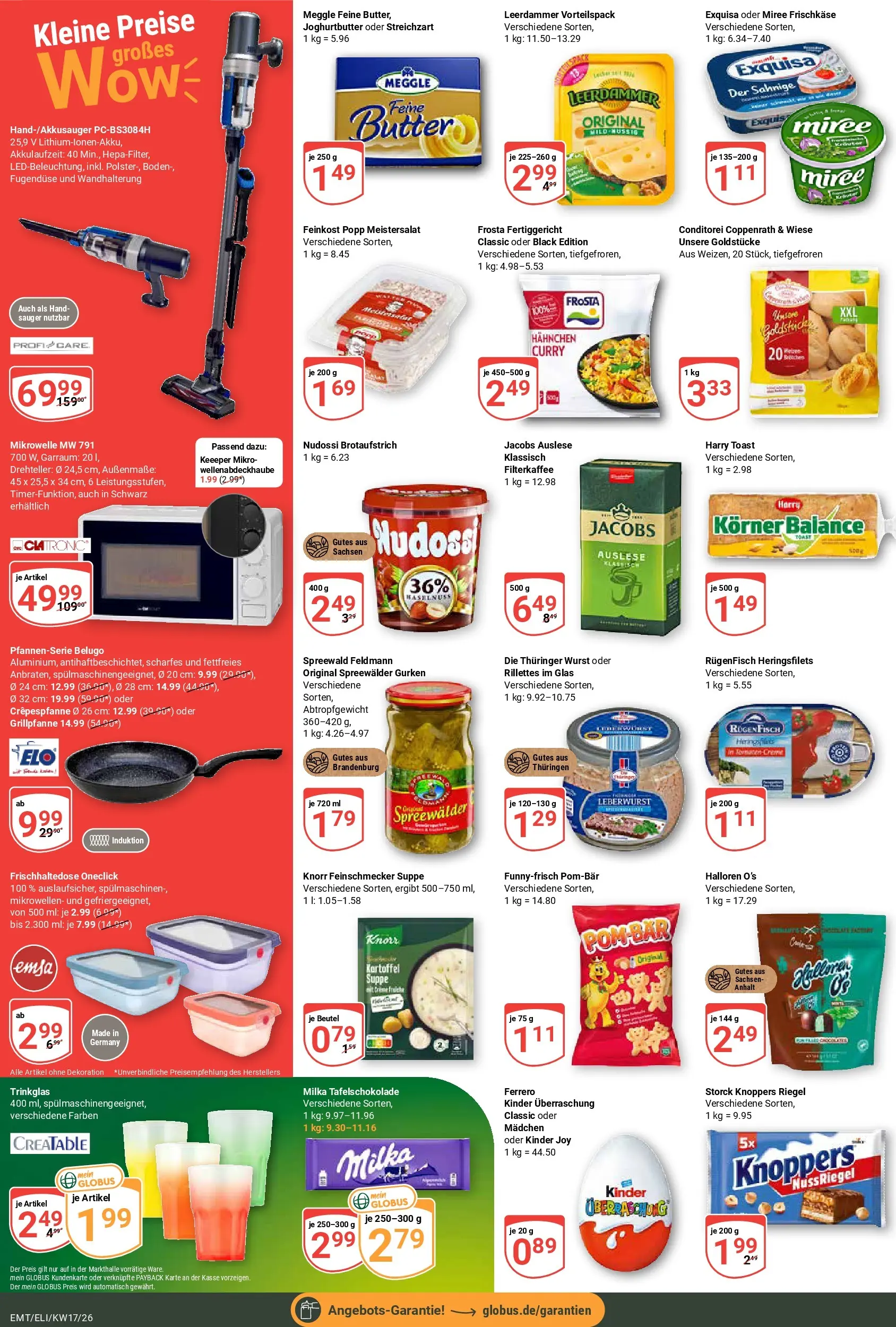 Globus Prospekt Mittelhausen	 (ab 20.04.2026) » Angebote online | Seite: 4 | Produkte: Toast, Knorr, Frosta, Frischkase