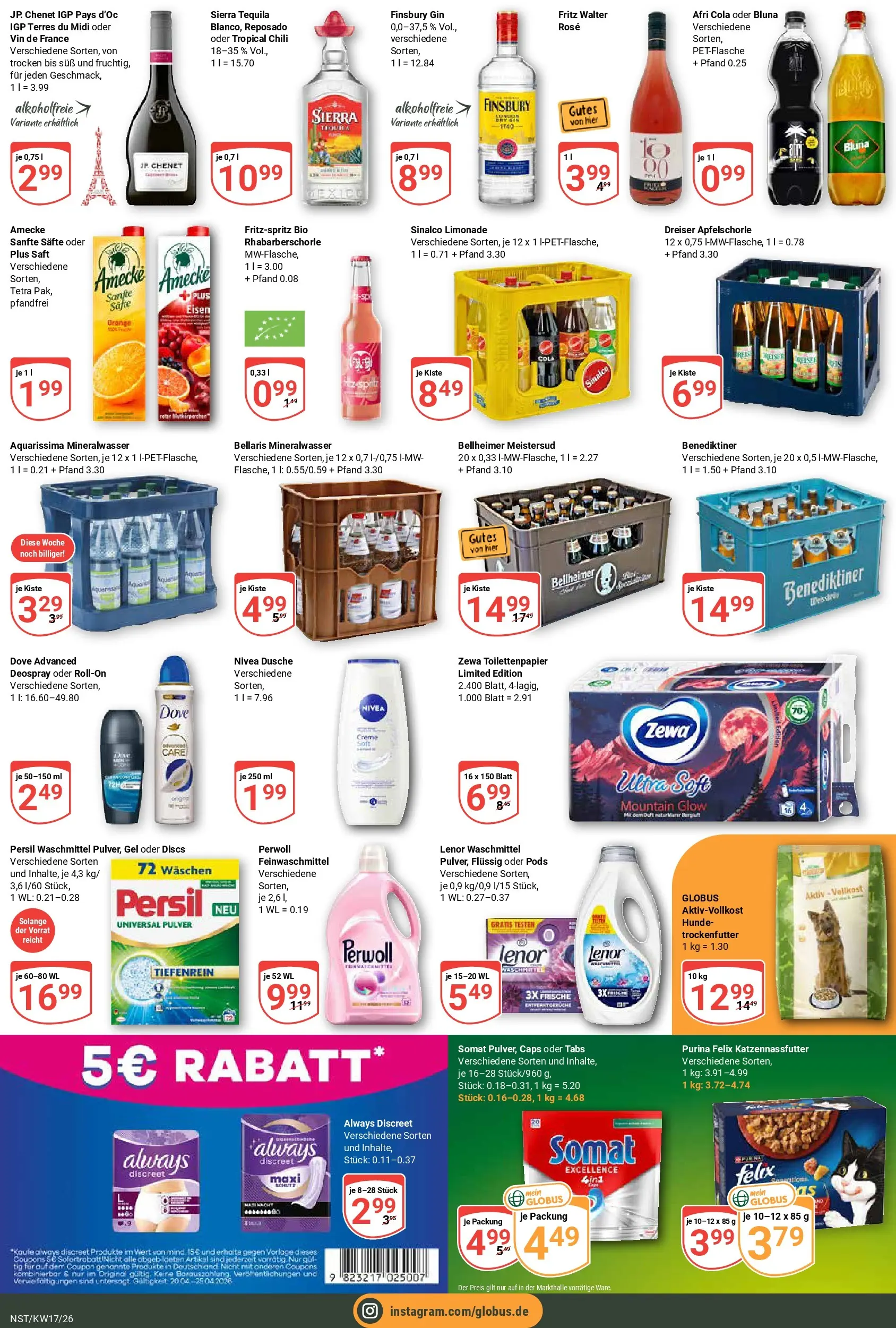 Globus Prospekt Neustadt	 (ab 20.04.2026) » Angebote online | Seite: 3 | Produkte: Dusche, Duft, Waschmittel, Deospray