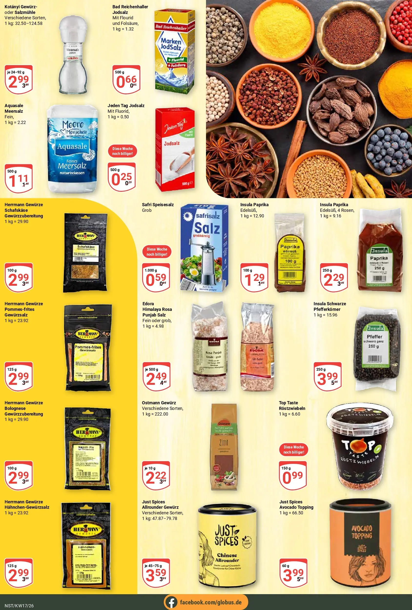 Globus Prospekt Neustadt	 (ab 20.04.2026) » Angebote online | Seite: 17 | Produkte: Bad, Pommes frites, Gewürze, Pfeffer