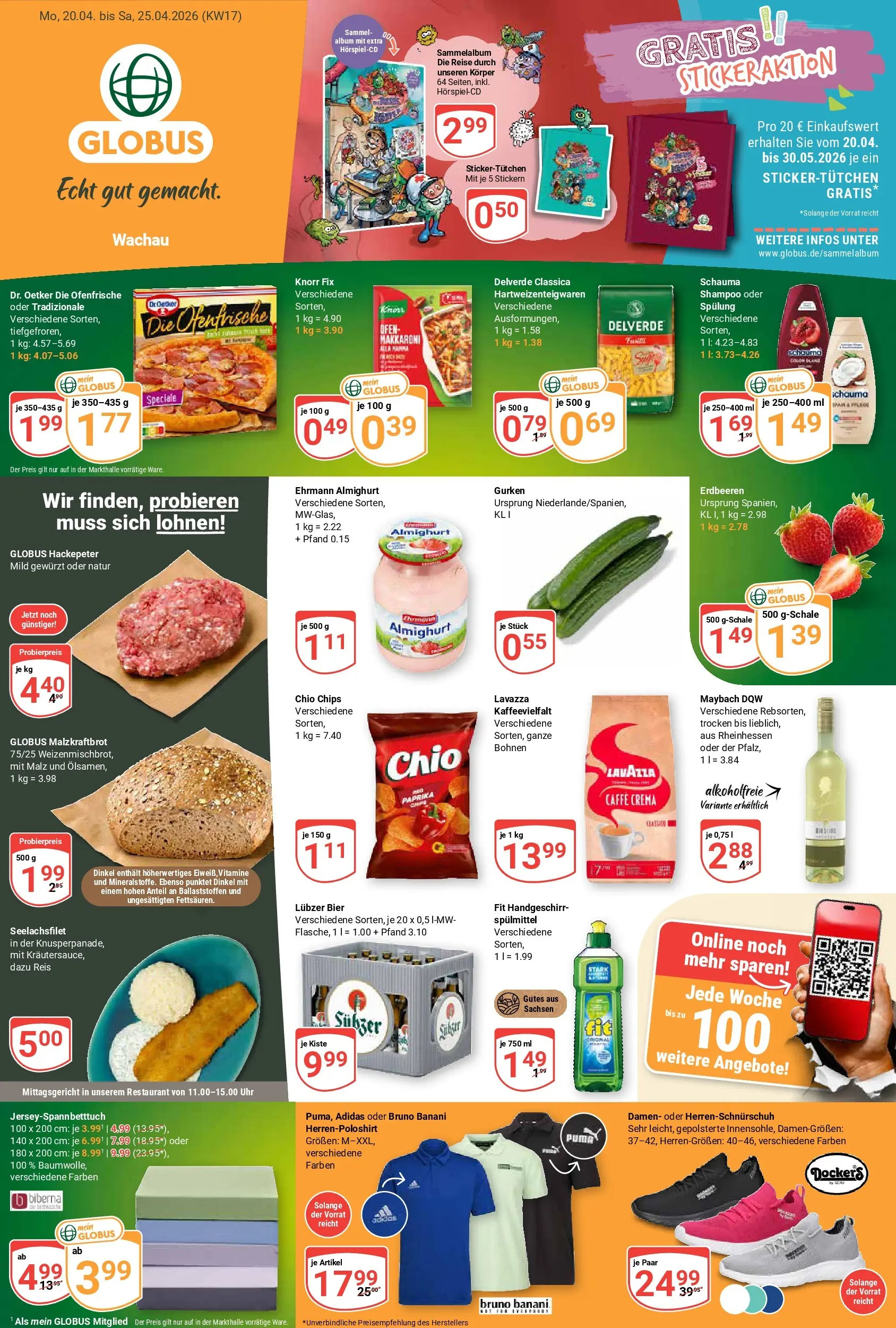 Globus Prospekt Markkleeberg	 (ab 20.04.2026) » Angebote online | Seite: 3 | Produkte: Knorr, Spülung, Reis, Uhr