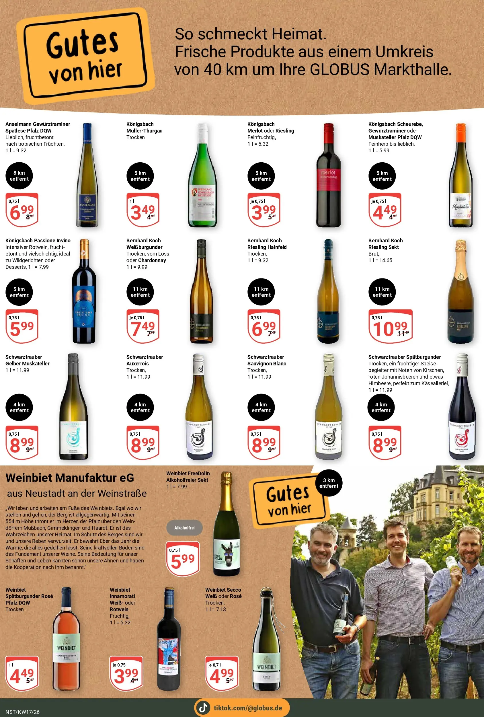 Globus Prospekt Neustadt	 (ab 20.04.2026) » Angebote online | Seite: 20 | Produkte: Rotwein, Sekt, Merlot, Wein