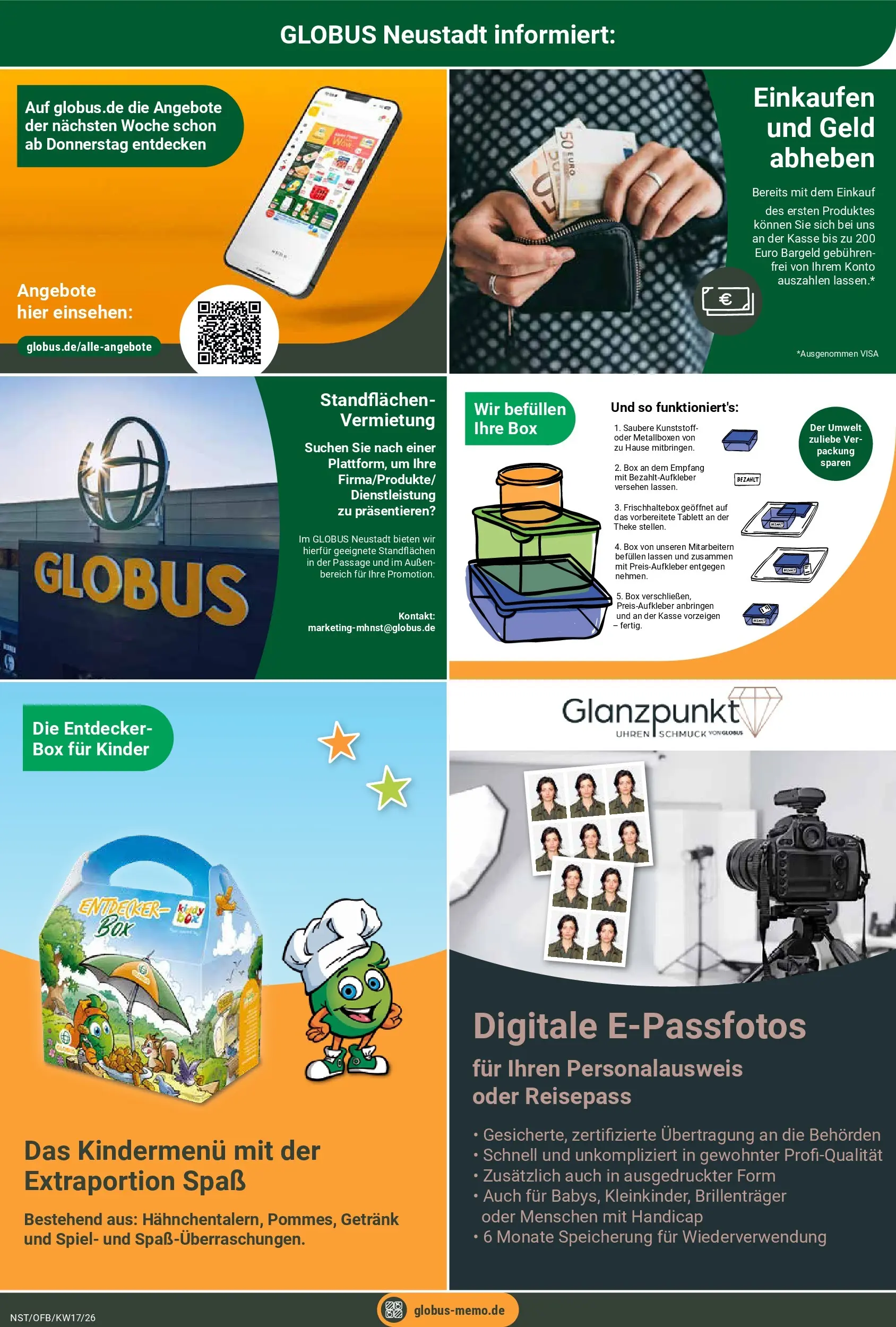 Globus Prospekt Neustadt	 (ab 20.04.2026) » Angebote online | Seite: 26 | Produkte: Spiel, Theke, Box