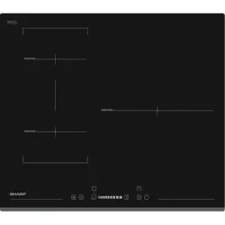 Вграден керамичен плот Sharp KH-6I34BS00 *** , Индукционен