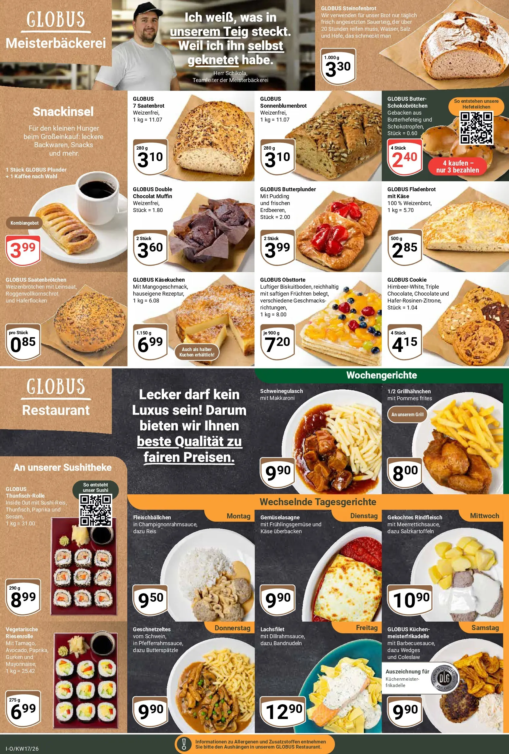 Globus Prospekt Idar-Oberstein	 (ab 20.04.2026) » Angebote online | Seite: 12 | Produkte: Kaffee, Pommes, Reis, Kuchen