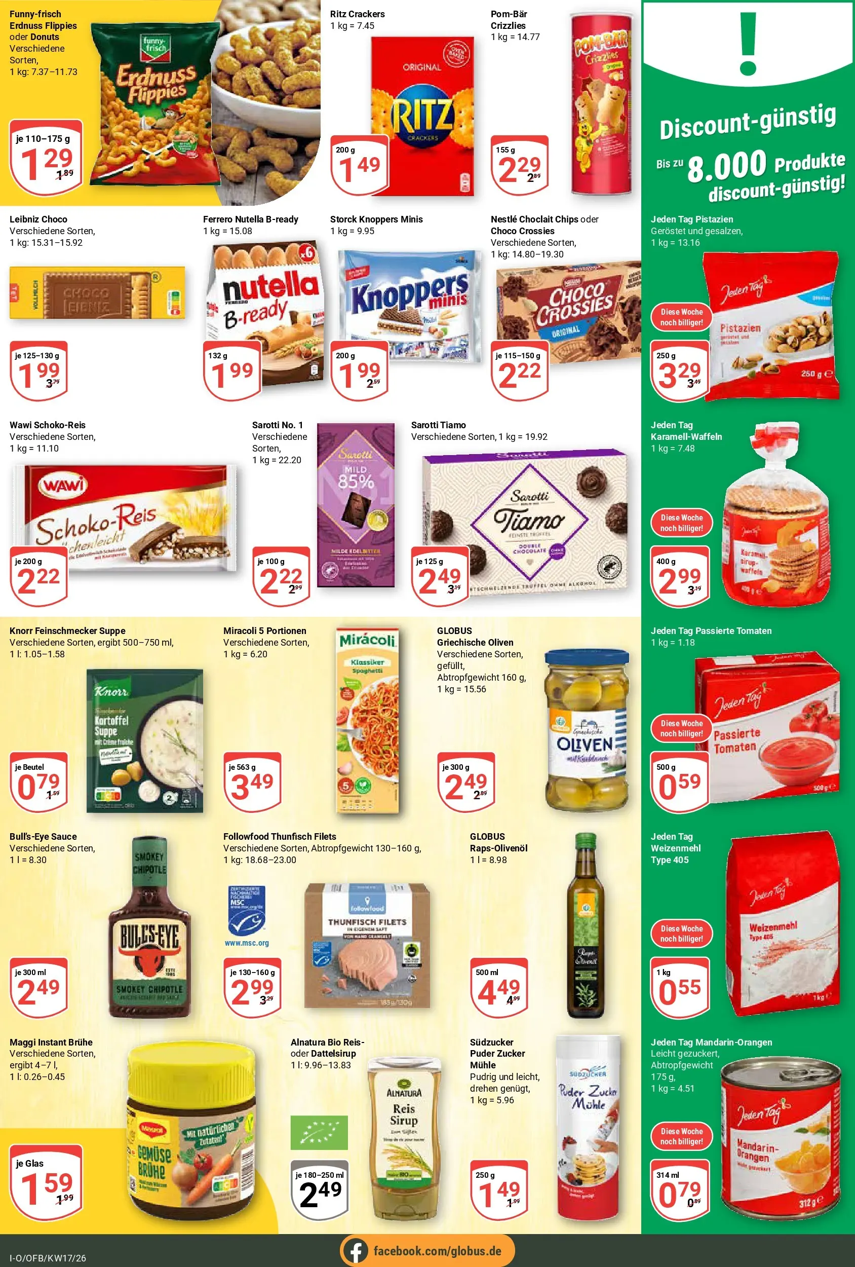 Globus Prospekt Idar-Oberstein	 (ab 20.04.2026) » Angebote online | Seite: 20 | Produkte: Maggi, Puder, Donuts, Chips