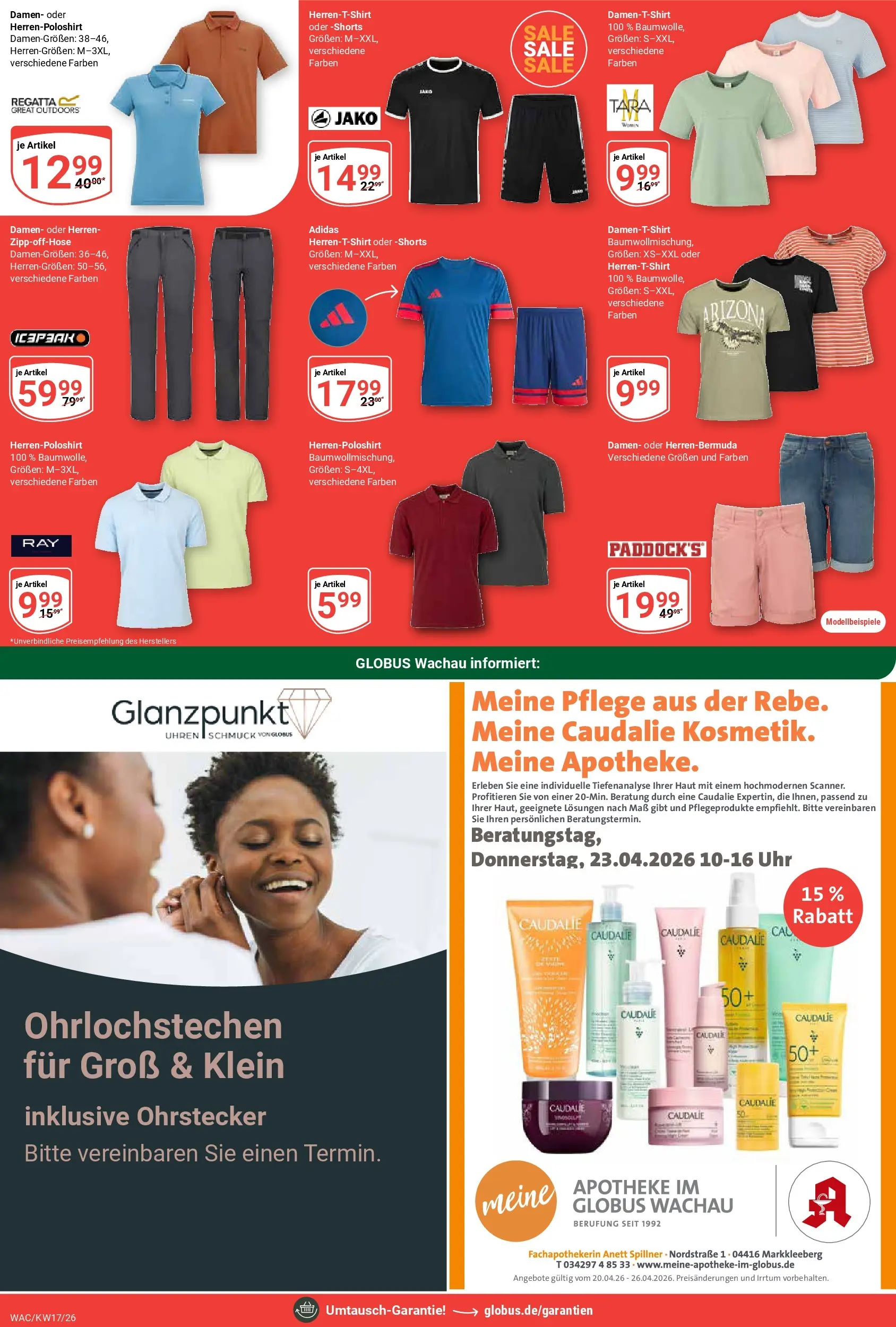 Globus Prospekt Markkleeberg	 (ab 20.04.2026) » Angebote online | Seite: 21 | Produkte: Uhr