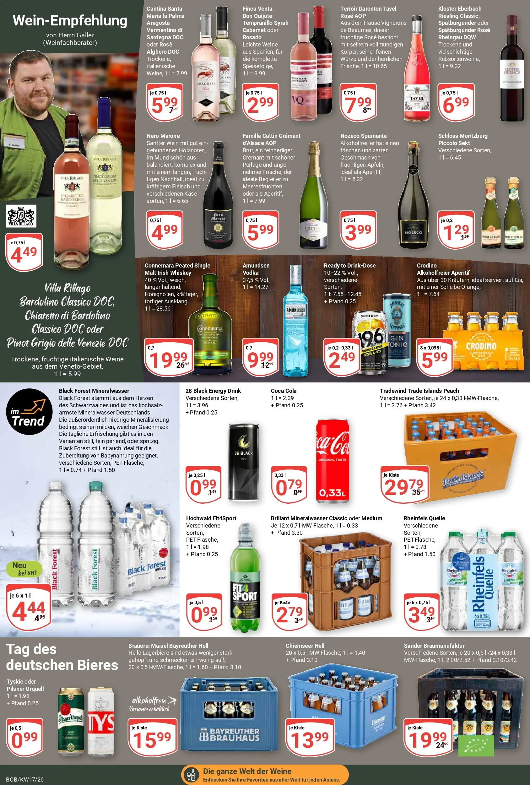 Globus Prospekt Bobenheim-Roxheim	 (ab 20.04.2026) » Angebote online | Seite: 16 | Produkte: Coca cola, Mineralwasser, Babynahrung, Wein