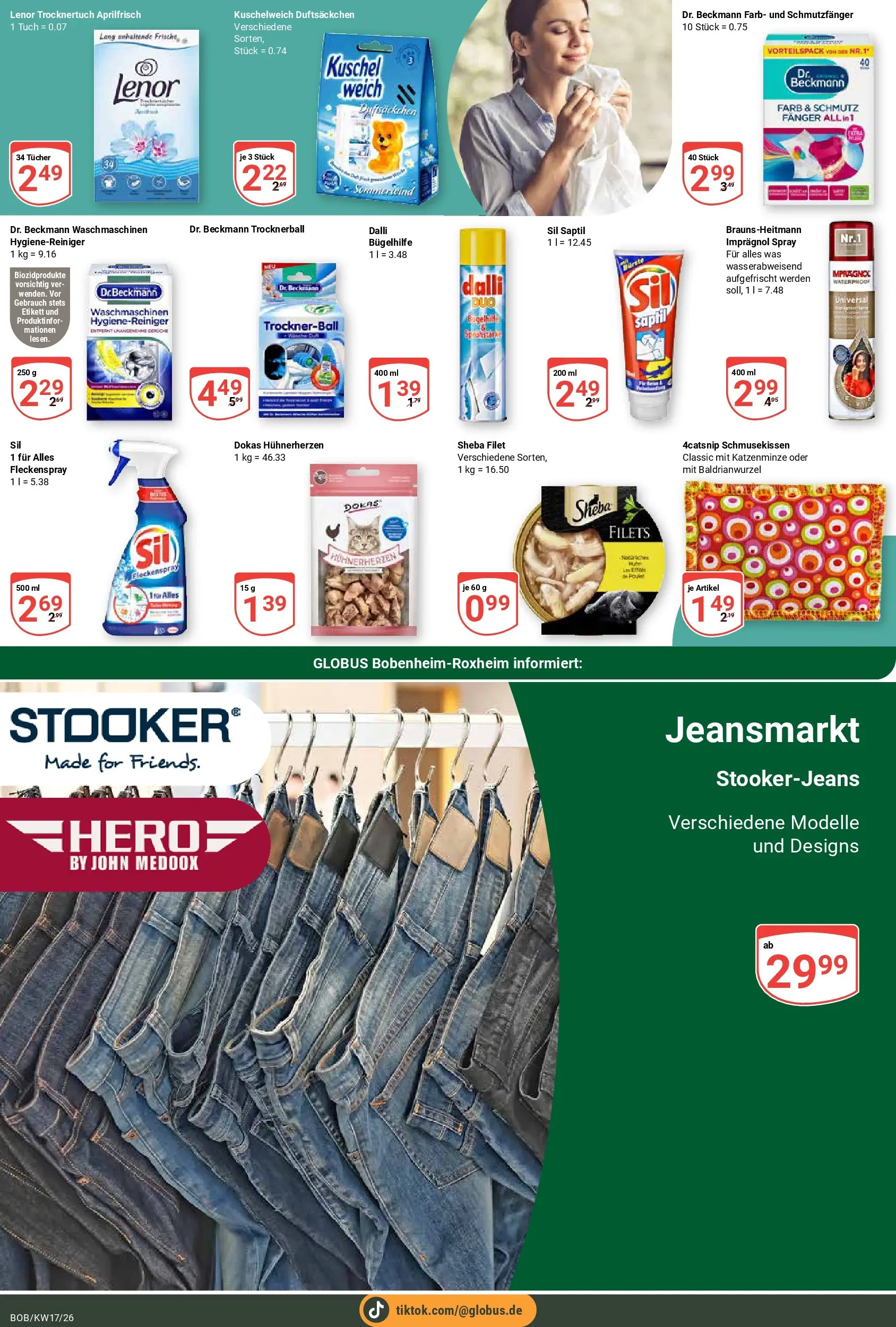 Globus Prospekt Bobenheim-Roxheim	 (ab 20.04.2026) » Angebote online | Seite: 19 | Produkte: Lenor, Sheba, Kuschelweich