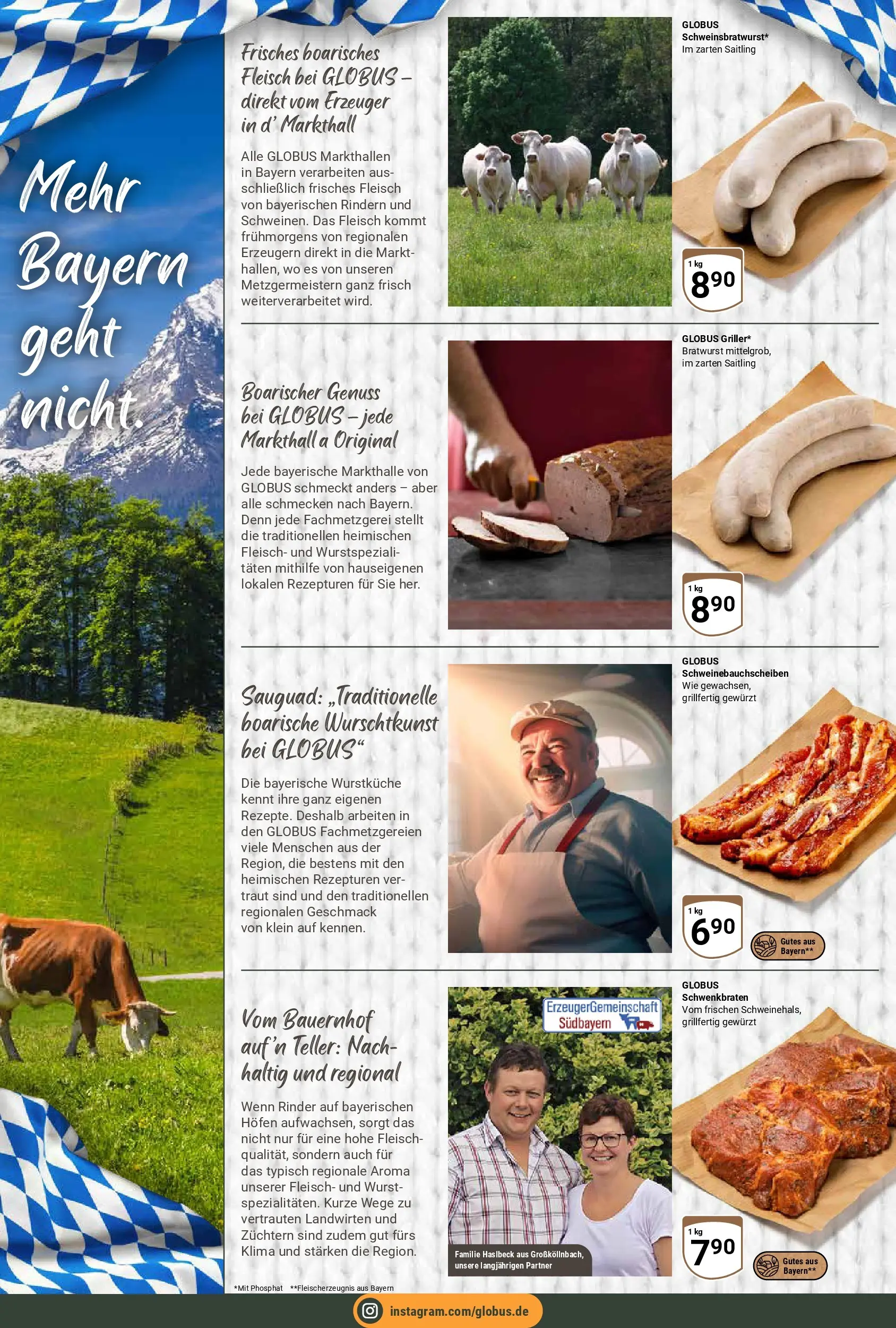 Globus Prospekt Freilassing	 (ab 20.04.2026) » Angebote online | Seite: 9 | Produkte: Bratwurst, Wurst, Fleisch