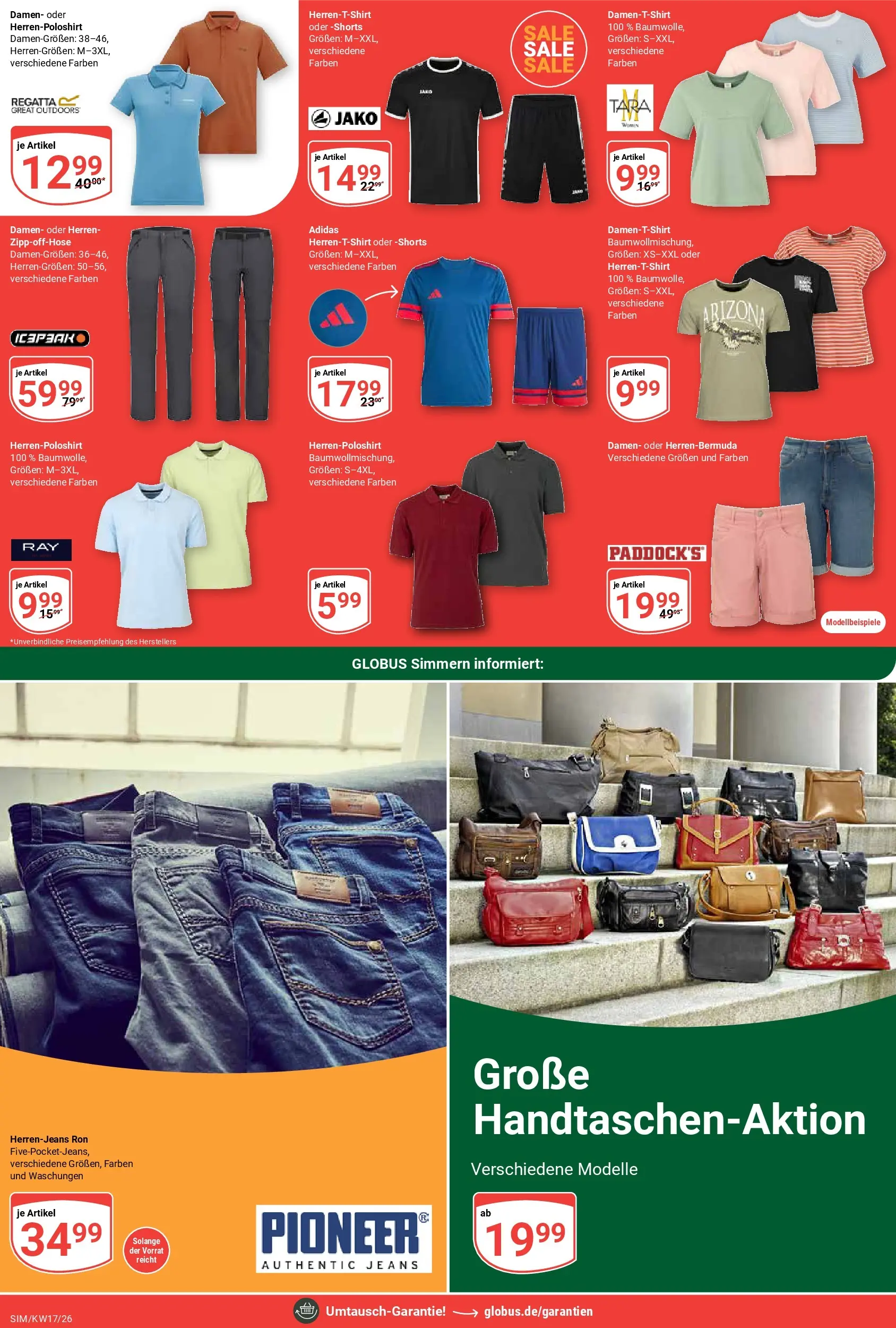 Globus Prospekt Simmern	 (ab 20.04.2026) » Angebote online | Seite: 20 | Produkte: Jeans