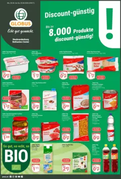 Globus Prospekt Neubrandenburg	 ab 20.04.2026 gültig | Seite: 2 | Produkte: Eier, Gouda, Äpfel, Erbsen