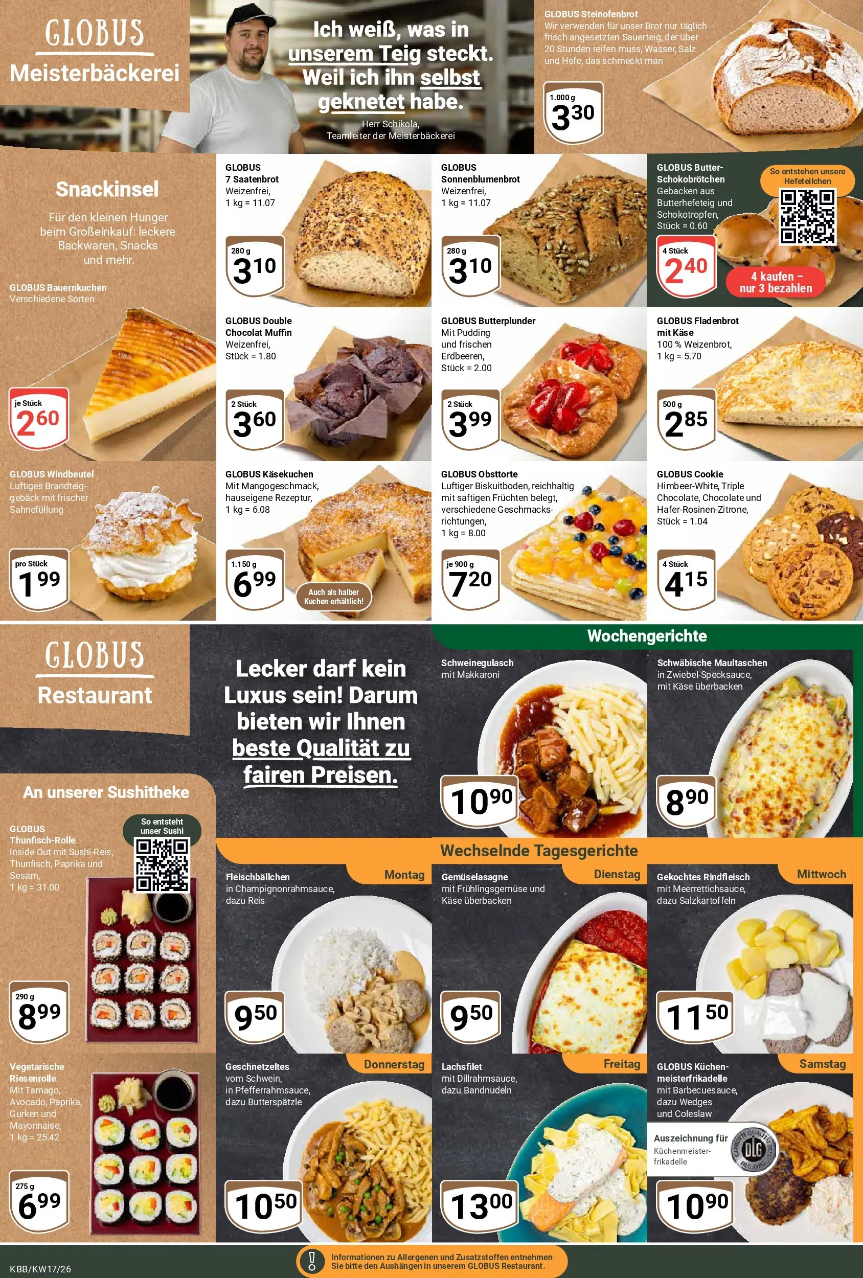 Globus Prospekt Koblenz-Bubenheim	 (ab 20.04.2026) » Angebote online | Seite: 8 | Produkte: Butter, Käse, Pudding, Paprika