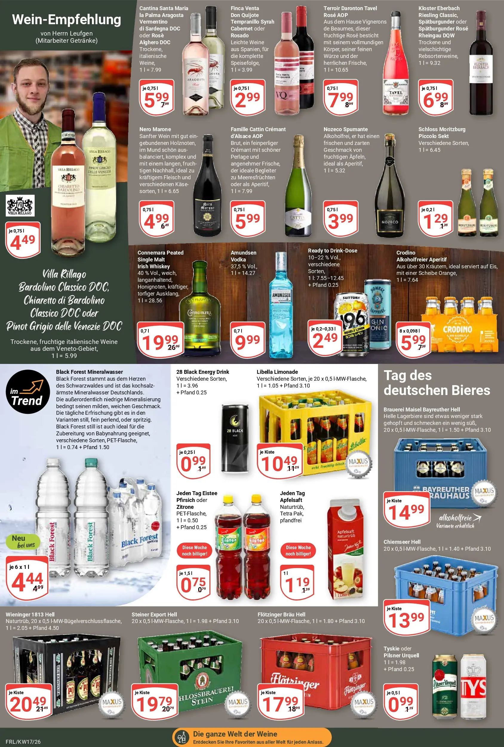 Globus Prospekt Freilassing	 (ab 20.04.2026) » Angebote online | Seite: 17 | Produkte: Apfelsaft, Pilsner urquell, Fleisch, Whiskey