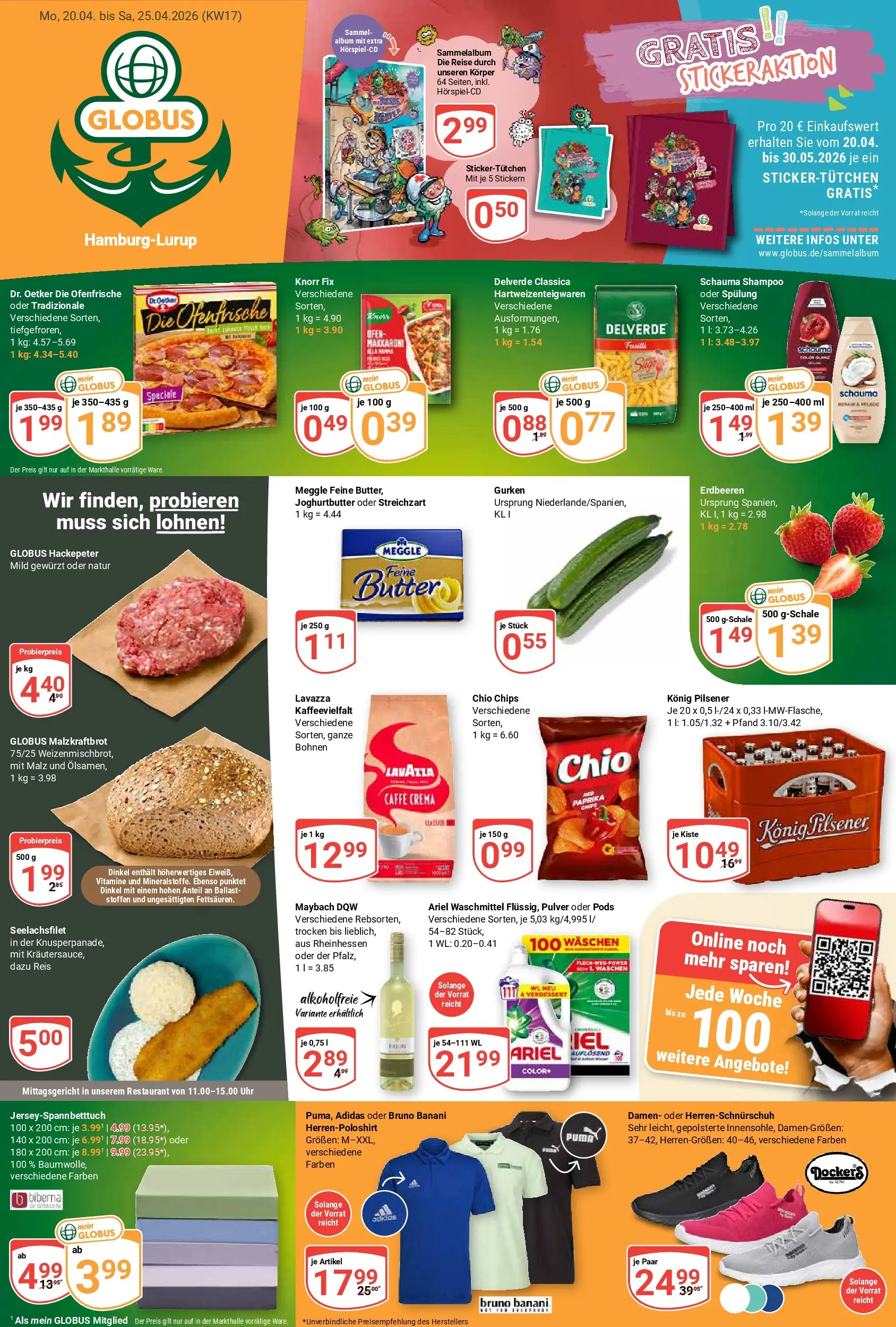 Globus Prospekt Hamburg	 (ab 20.04.2026) » Angebote online | Seite: 3 | Produkte: Konig pilsener, Shampoo, Reis, Chips