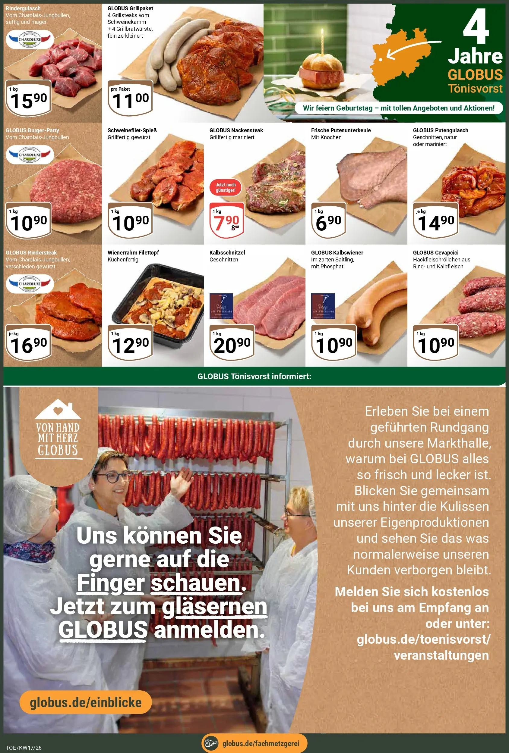 Globus Prospekt Tönisvorst	 (ab 20.04.2026) » Angebote online | Seite: 2 | Produkte: Cevapcici