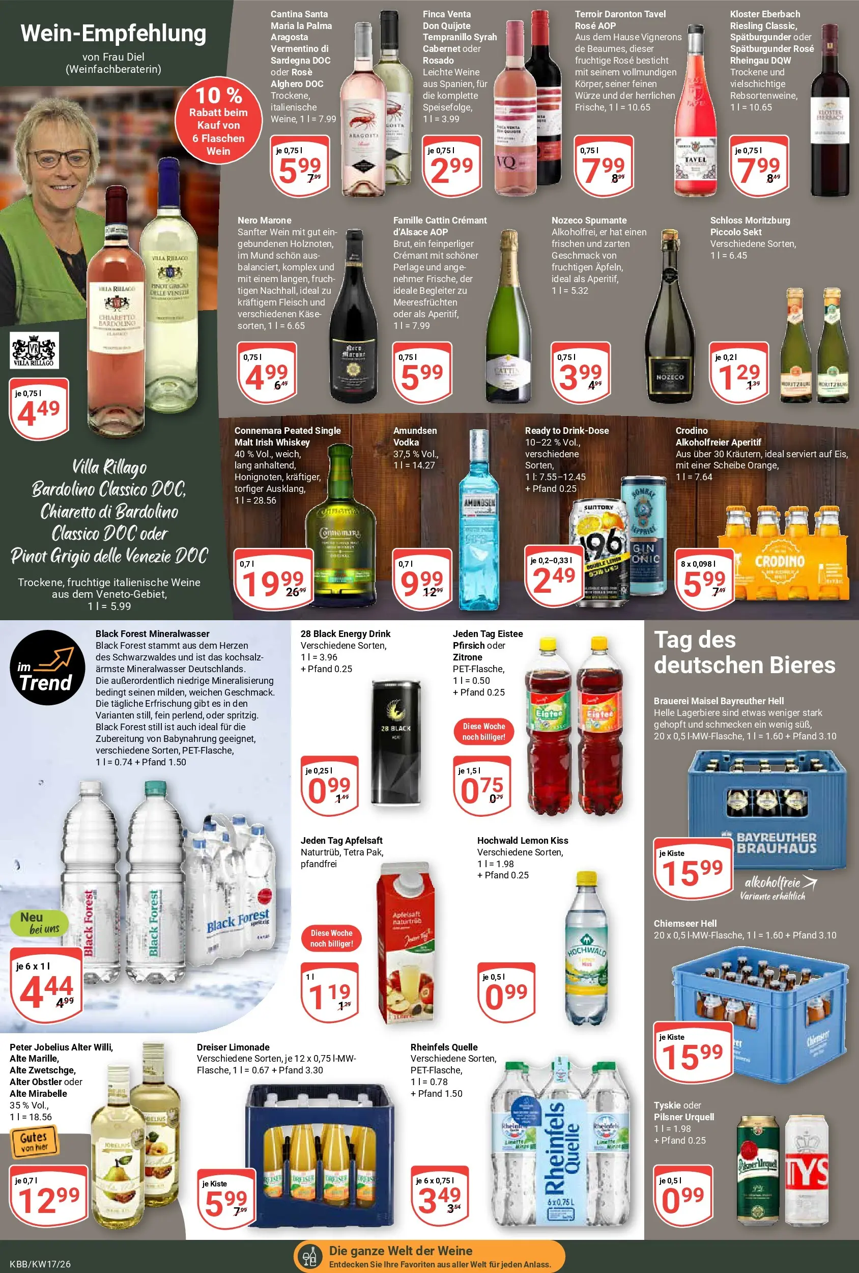 Globus Prospekt Koblenz-Bubenheim	 (ab 20.04.2026) » Angebote online | Seite: 16 | Produkte: Tyskie, Käse, Sekt, Mineralwasser