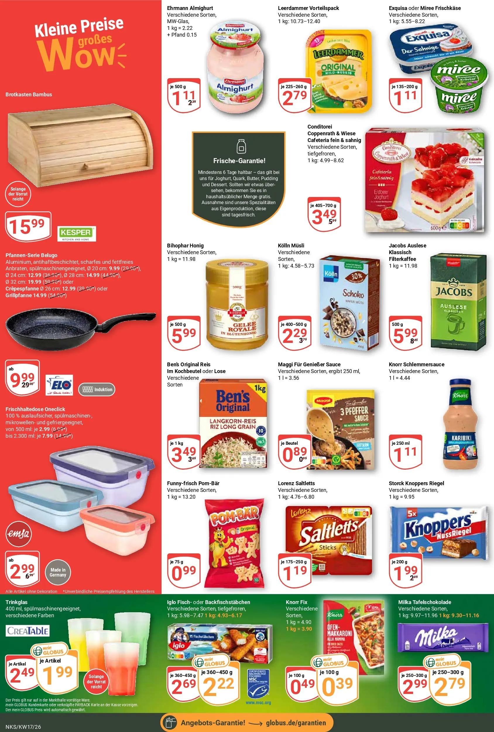 Globus Prospekt Neunkirchen	 (ab 20.04.2026) » Angebote online | Seite: 2 | Produkte: Knorr fix, Kolln, Joghurt, Fischstabchen