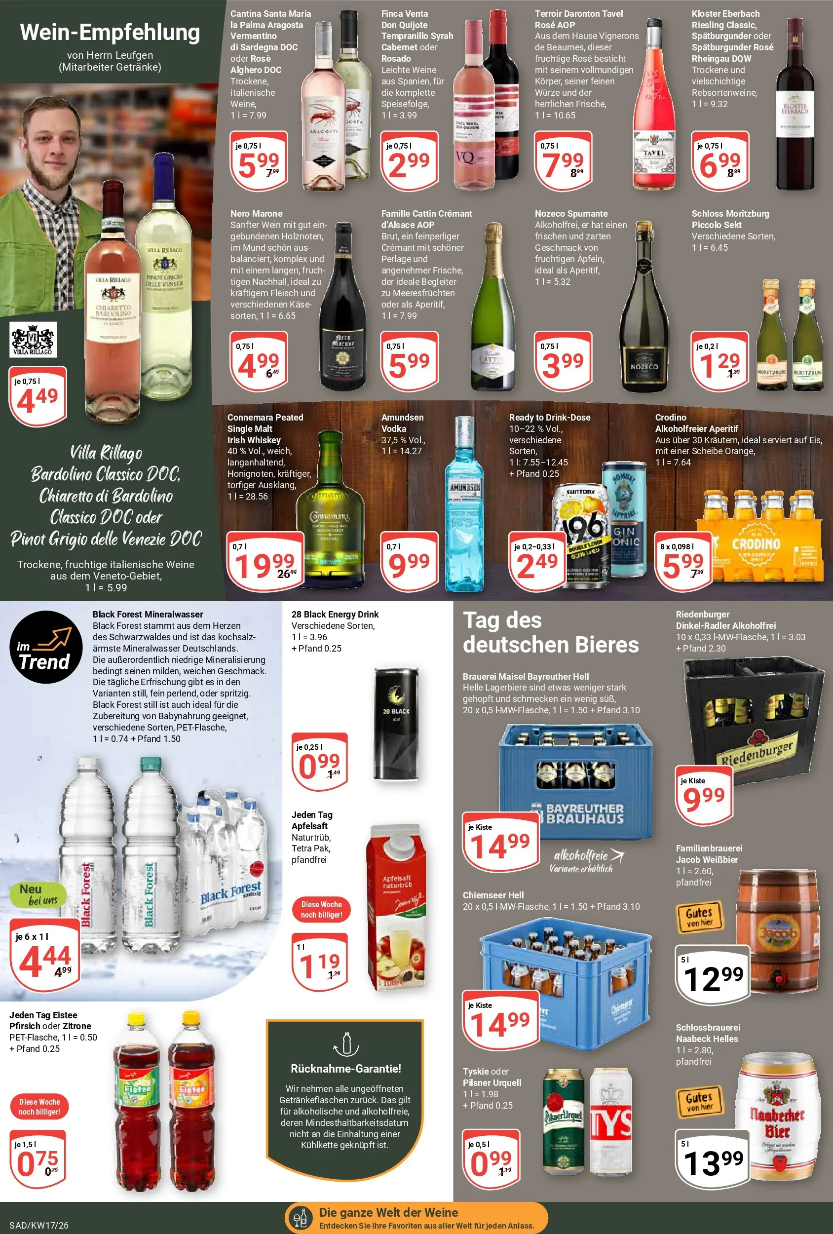 Globus Prospekt Schwandorf	 (ab 20.04.2026) » Angebote online | Seite: 16 | Produkte: Bayreuther hell, Pilsner urquell, Pfirsich, Fleisch