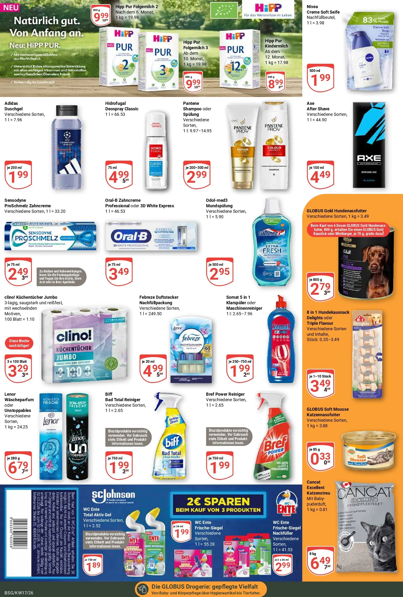 Globus Prospekt Braunschweig	 (ab 20.04.2026) » Angebote online | Seite: 18 | Produkte: Lenor, Spülung, Seife, Duschgel