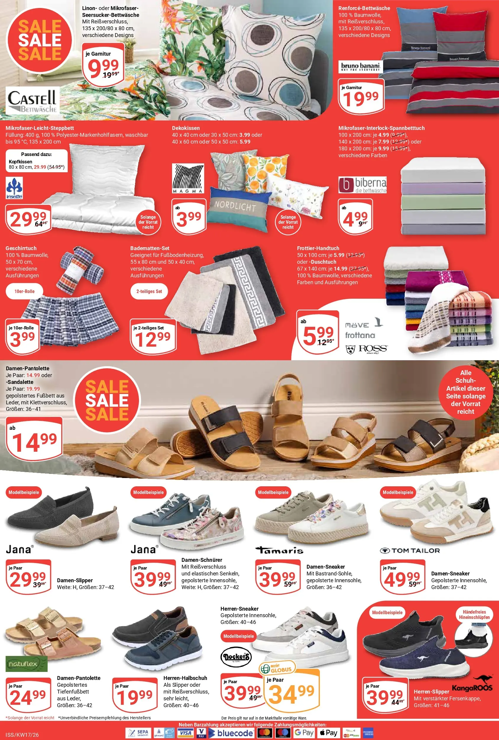 Globus Prospekt Isserstedt	 (ab 20.04.2026) » Angebote online | Seite: 20 | Produkte: Bettwäsche, Kopfkissen