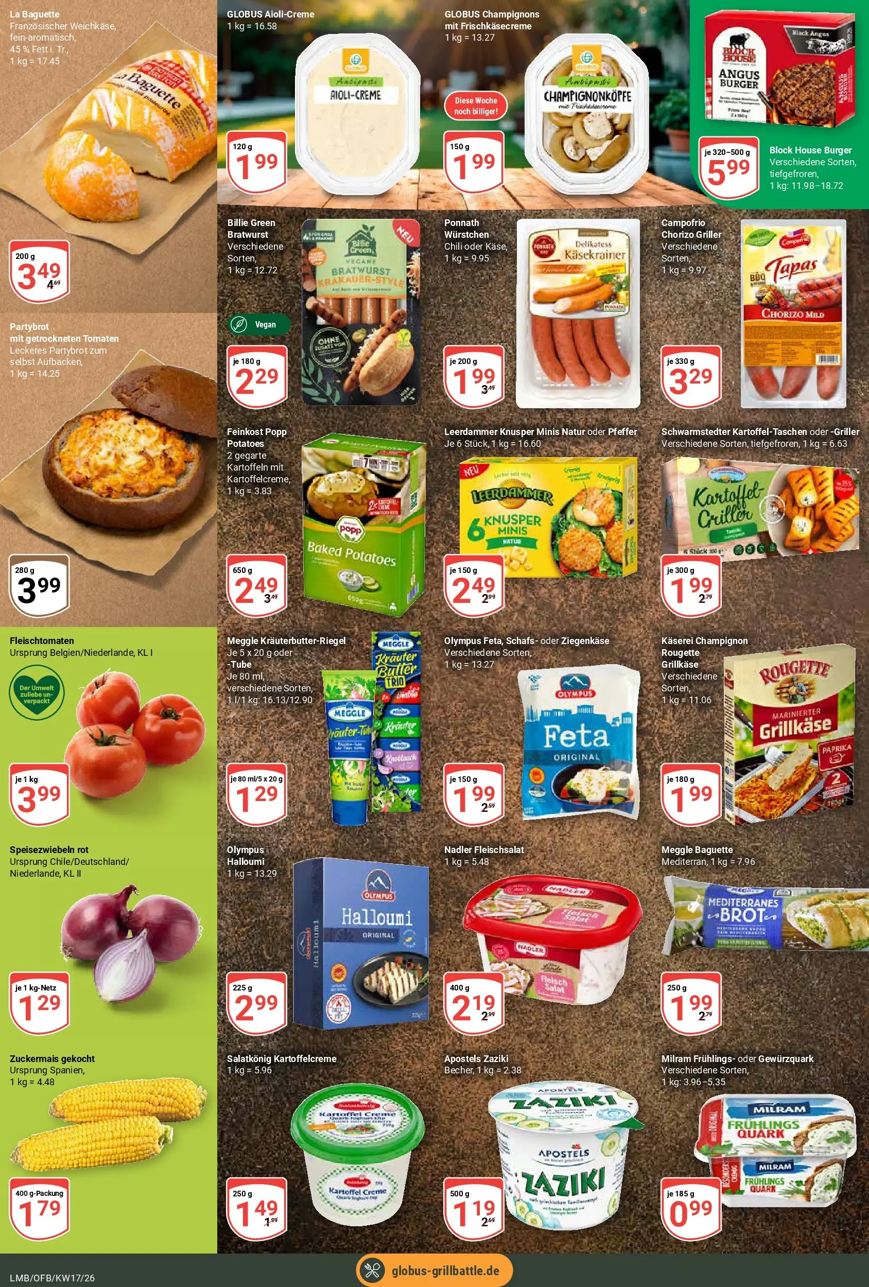 Globus Prospekt Limburg	 (ab 19.04.2026) » Angebote online | Seite: 14 | Produkte: Burger, Tomaten, Paprika, Pfeffer
