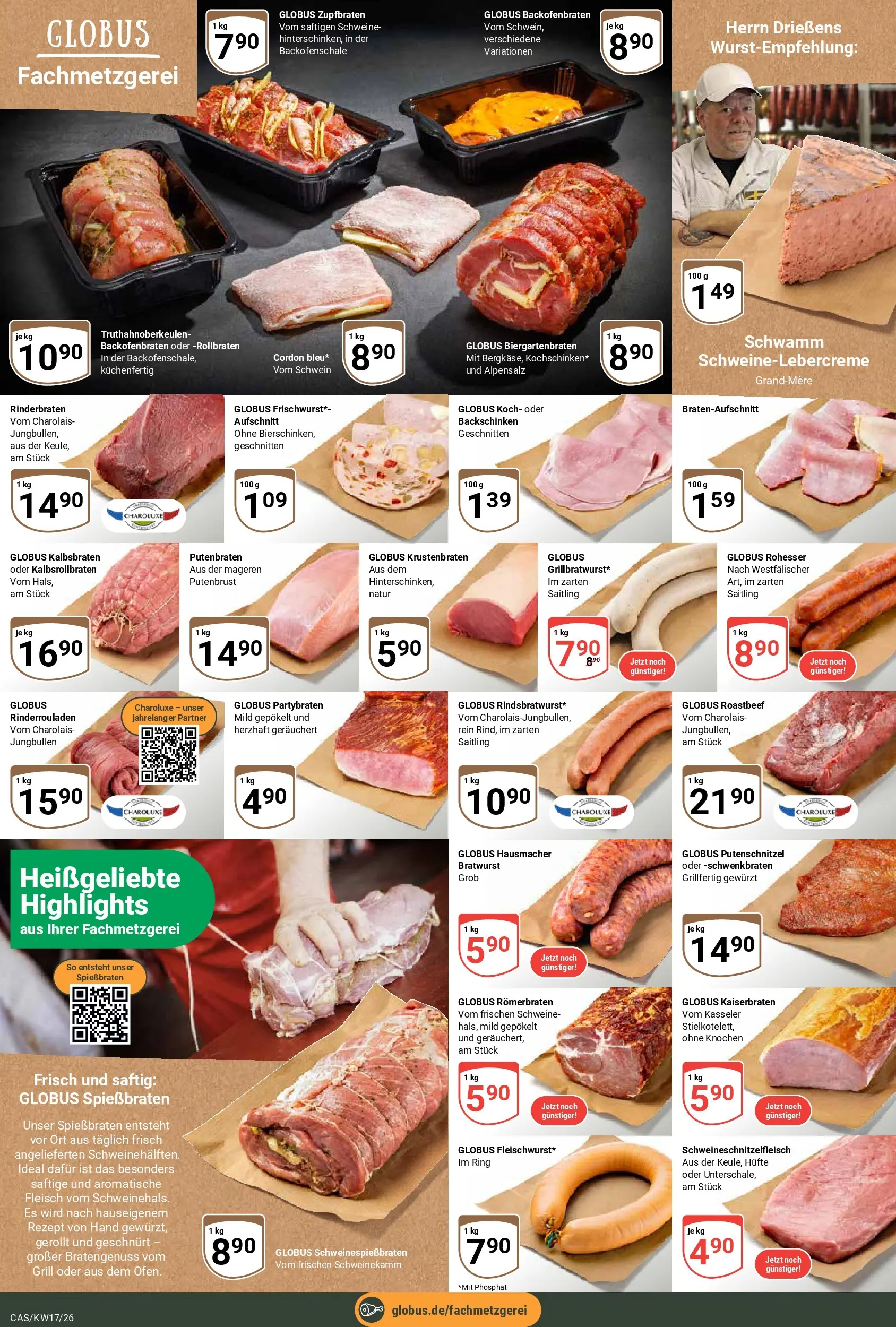 Globus Prospekt Castrop-Rauxel	 (ab 20.04.2026) » Angebote online | Seite: 7 | Produkte: Grill, Bratwurst, Krustenbraten, Roastbeef