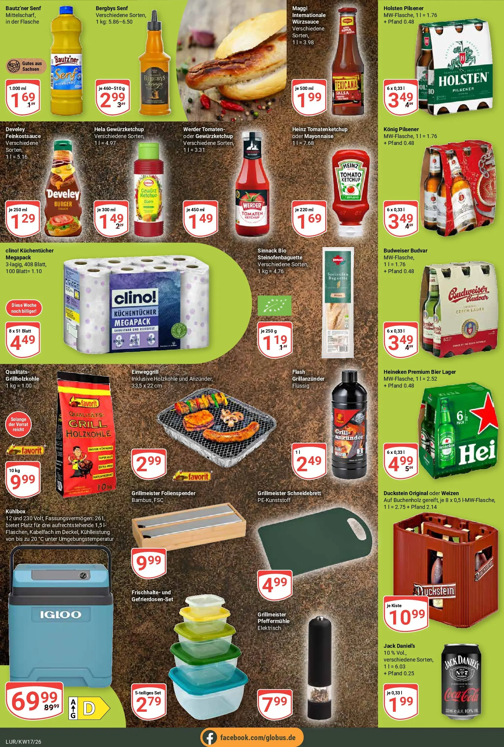 Globus Prospekt Hamburg	 (ab 20.04.2026) » Angebote online | Seite: 21 | Produkte: Grill, Jack Daniel's, Budweiser, Ketchup