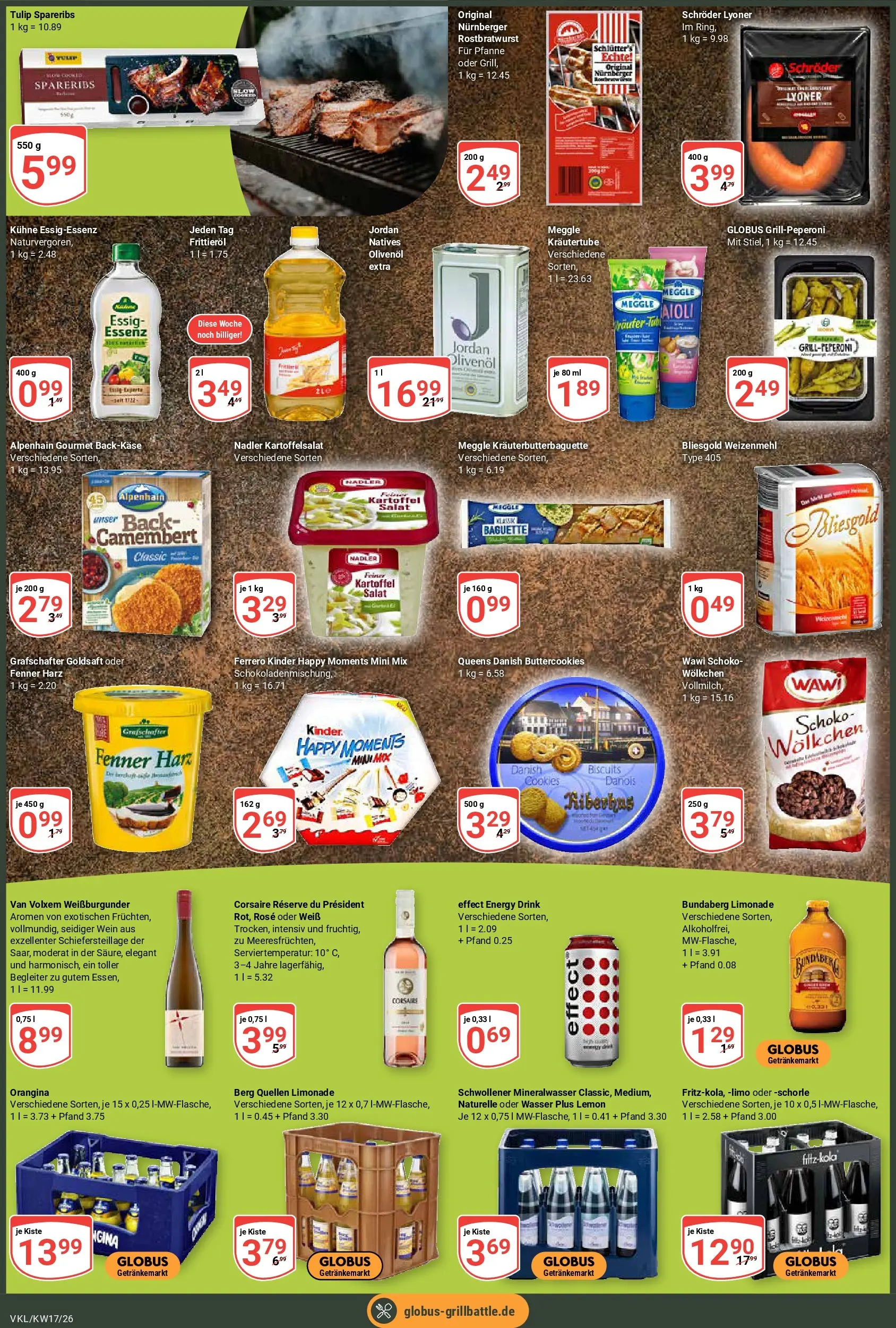 Globus Prospekt Völklingen	 (ab 20.04.2026) » Angebote online | Seite: 3 | Produkte: Energy, Olivenol, Baguette, Weizenmehl