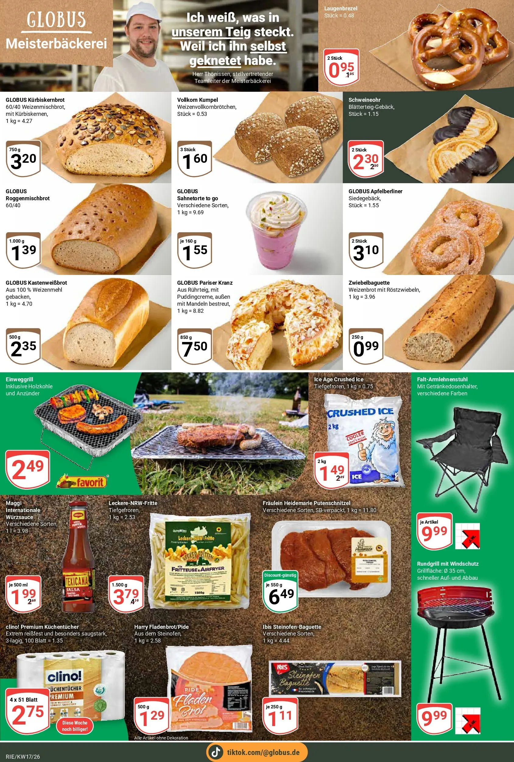 Globus Prospekt Bochum-Riemke	 (ab 20.04.2026) » Angebote online | Seite: 6 | Produkte: Maggi, Baguette, Mandeln, Putenschnitzel