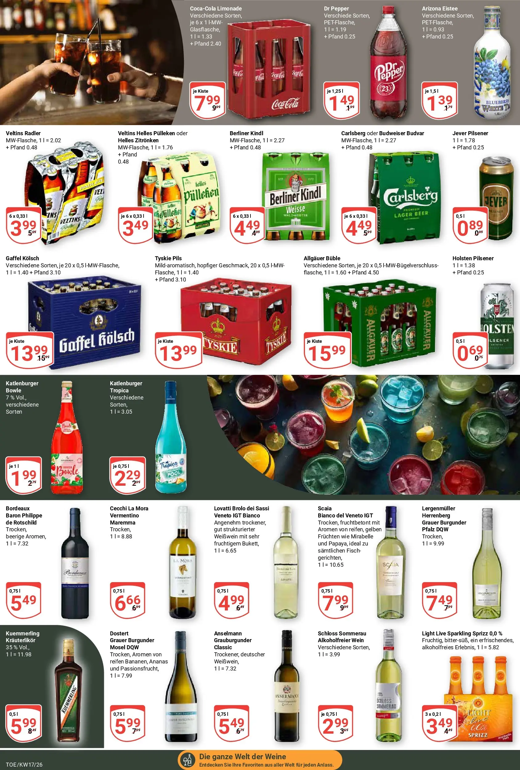 Globus Prospekt Tönisvorst	 (ab 20.04.2026) » Angebote online | Seite: 23 | Produkte: Weißwein, Ananas, Kuemmerling, Jever