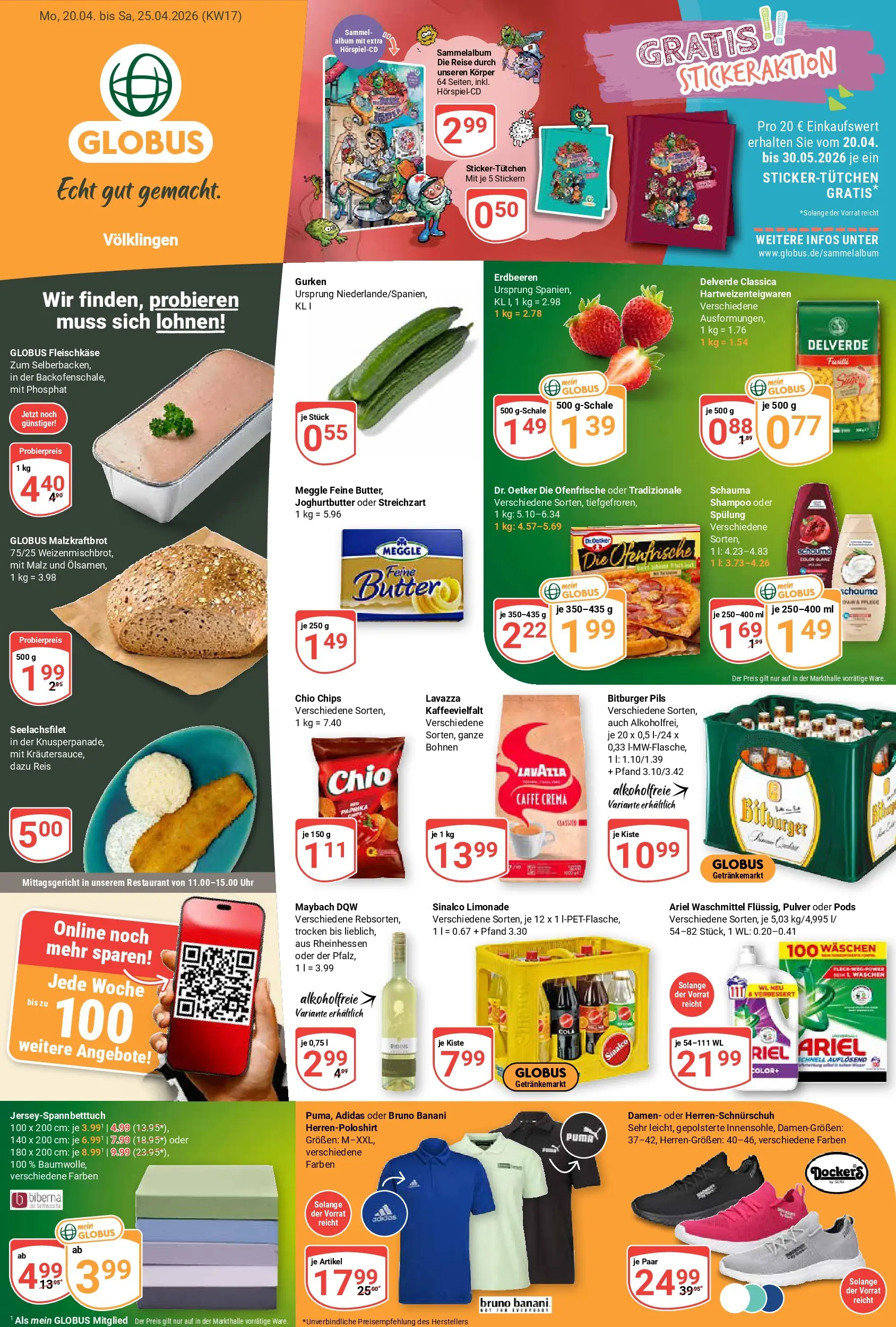 Globus Prospekt Völklingen	 (ab 20.04.2026) » Angebote online | Seite: 5 | Produkte: Sinalco, Limonade, Shampoo, Gurken