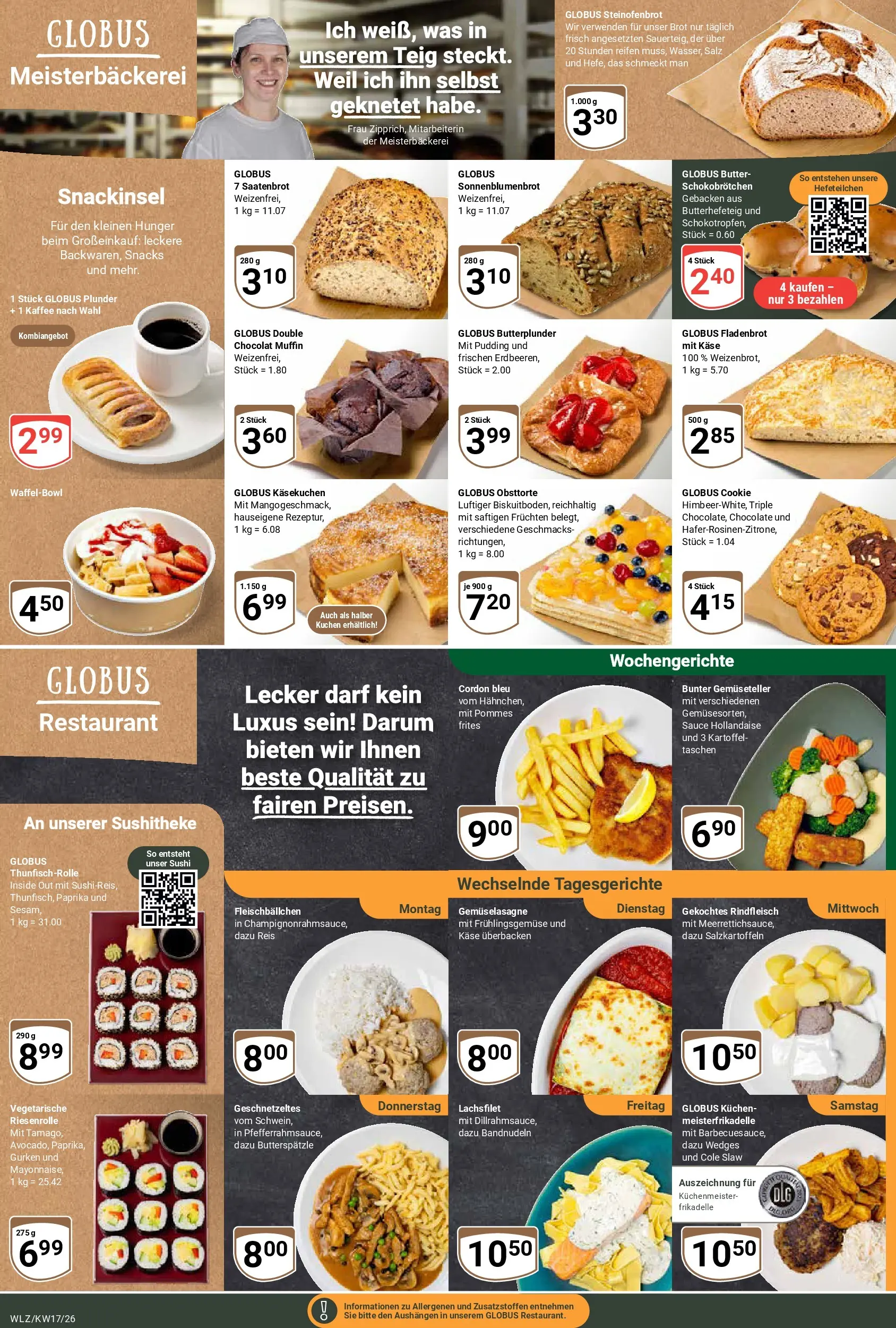 Globus Prospekt Weischlitz	 (ab 20.04.2026) » Angebote online | Seite: 8 | Produkte: Butter, Kaffee, Pudding, Gurken