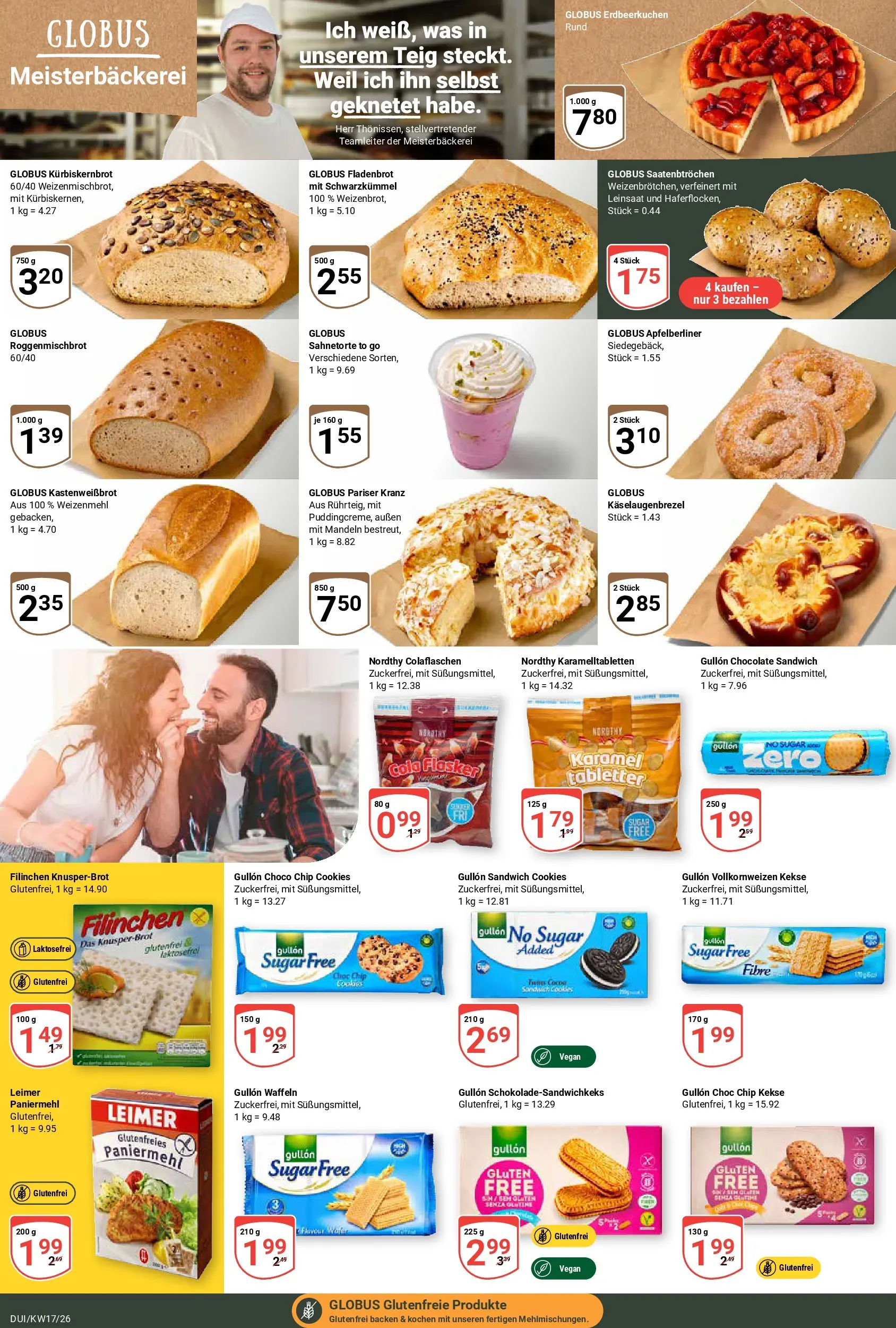 Globus Prospekt Duisburg	 (ab 20.04.2026) » Angebote online | Seite: 8 | Produkte: Cola, Mandeln, Waffeln, Kekse