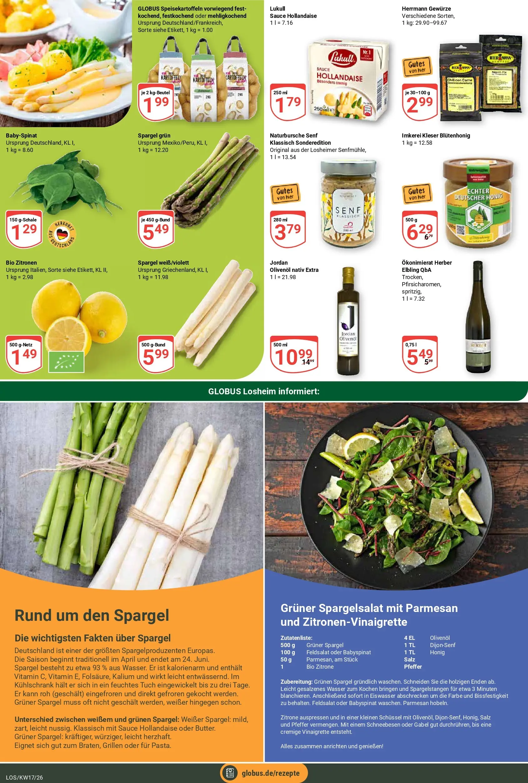 Globus Prospekt Losheim Am See	 (ab 20.04.2026) » Angebote online | Seite: 8 | Produkte: Kühlschrank, Gewürze, Zitrone, Chili