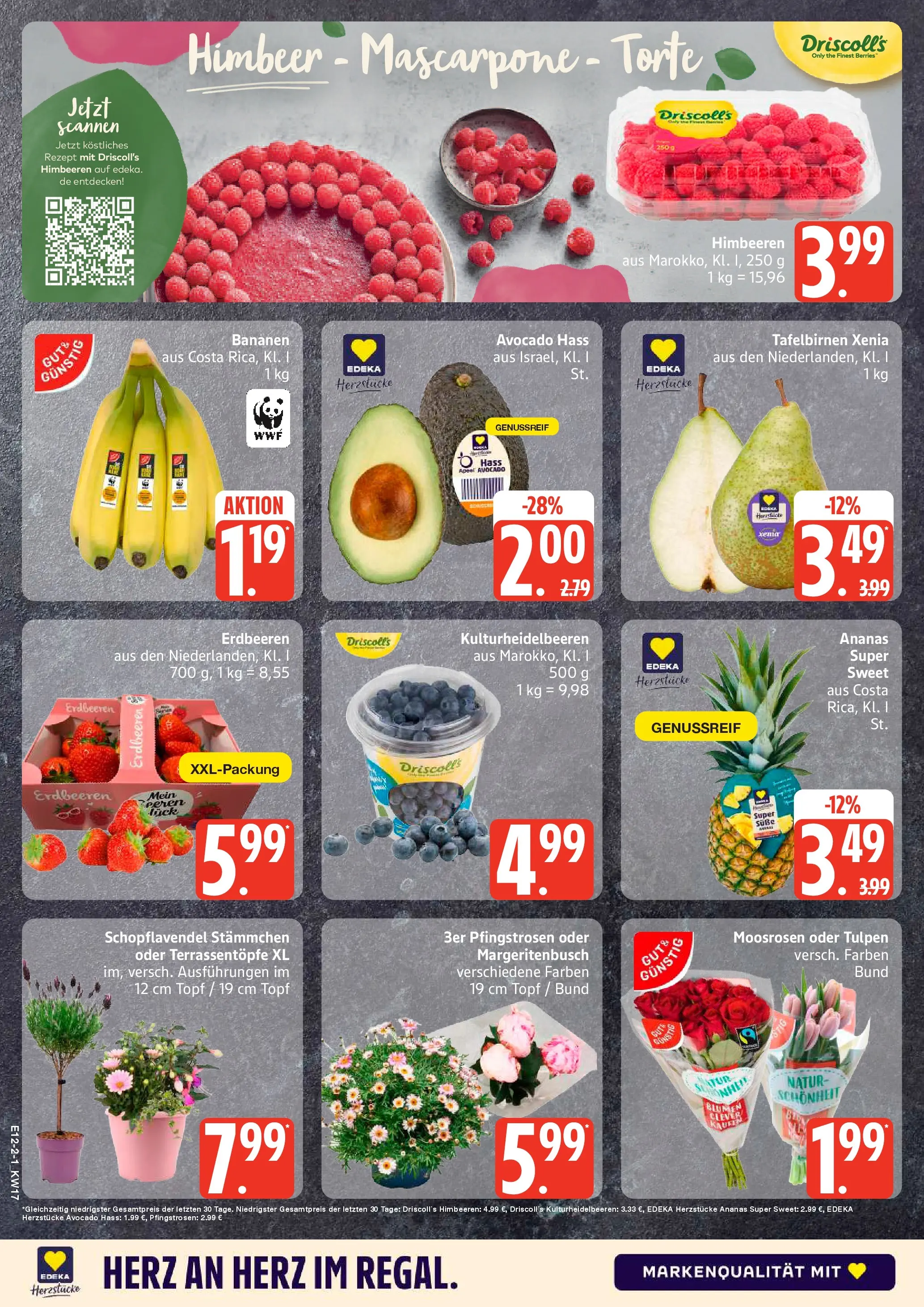 Edeka prospekt Sterup	 (ab 20.04.2026) » Angebote Online | Seite: 2 | Produkte: Bananen, Ananas, Avocado, Erdbeeren