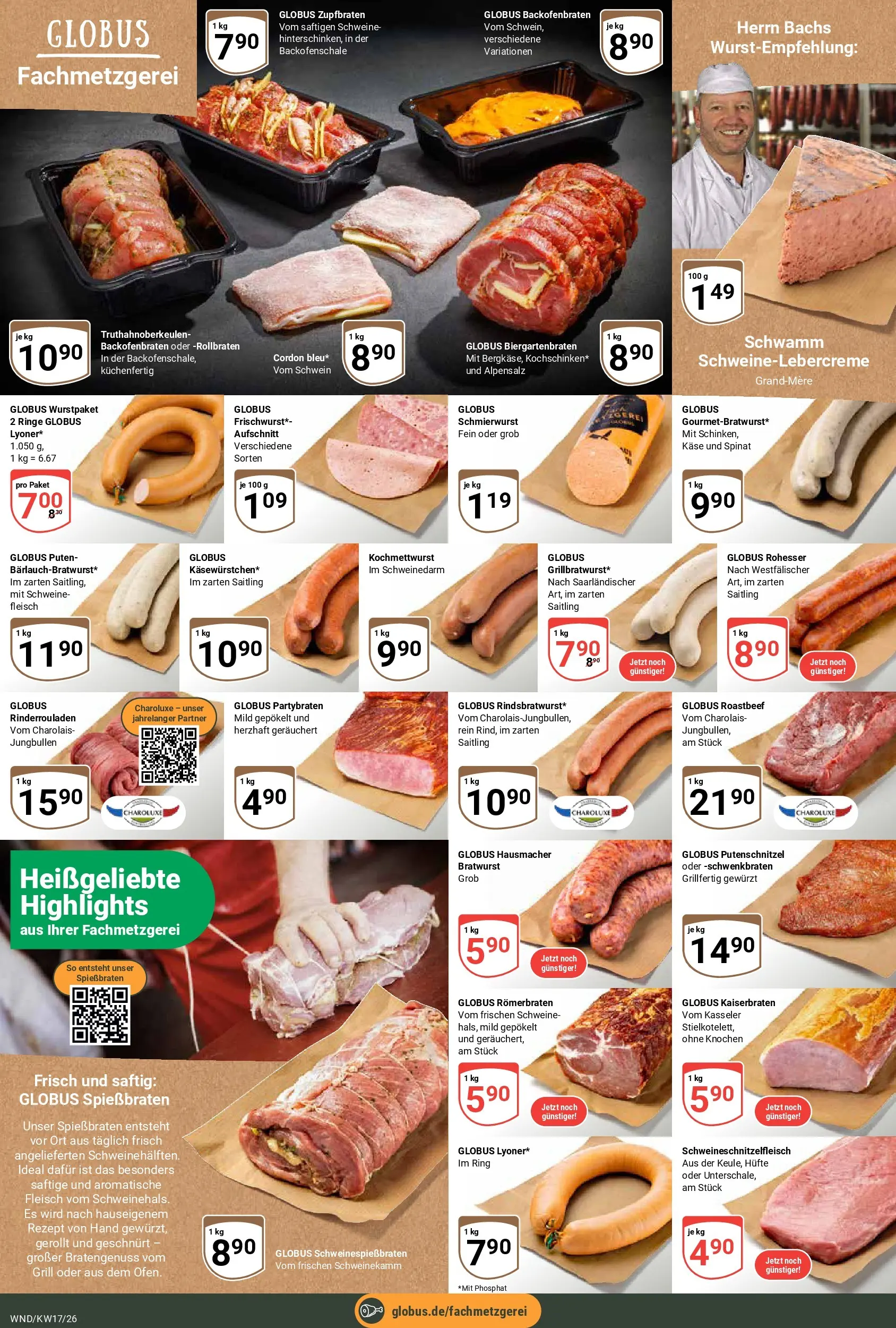 Globus Prospekt St. Wendel	 (ab 20.04.2026) » Angebote online | Seite: 9 | Produkte: Grill, Käse, Bratwurst, Fleisch