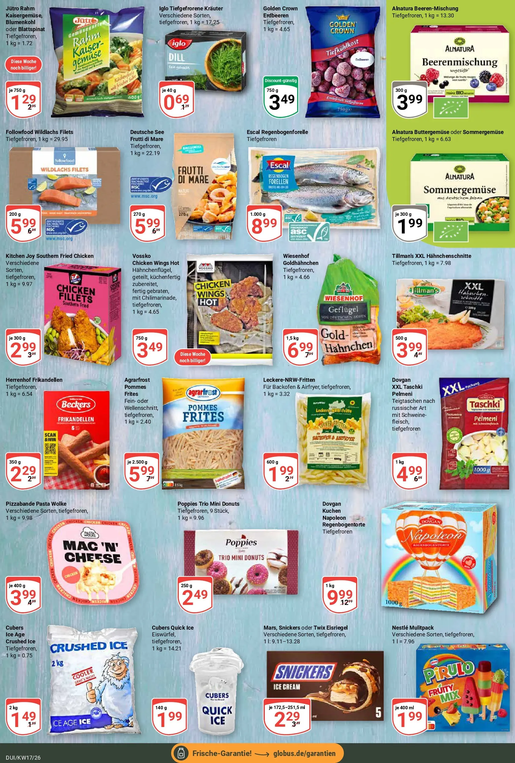 Globus Prospekt Duisburg	 (ab 20.04.2026) » Angebote online | Seite: 14 | Produkte: Iglo, Pommes, Gemüse, Backofen