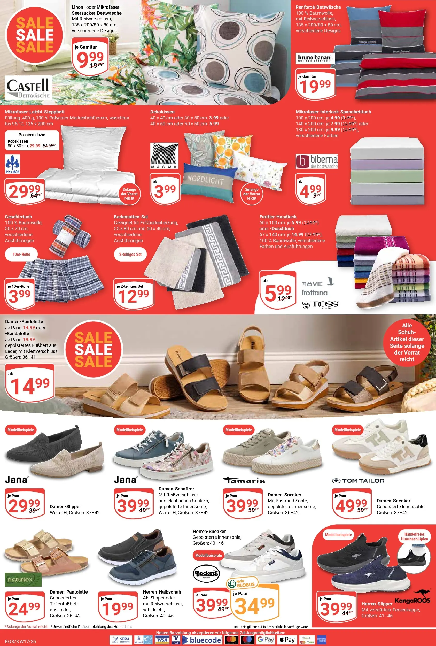 Globus Prospekt Lambrechtshagen	 (ab 20.04.2026) » Angebote online | Seite: 20 | Produkte: Bettwäsche, Kopfkissen