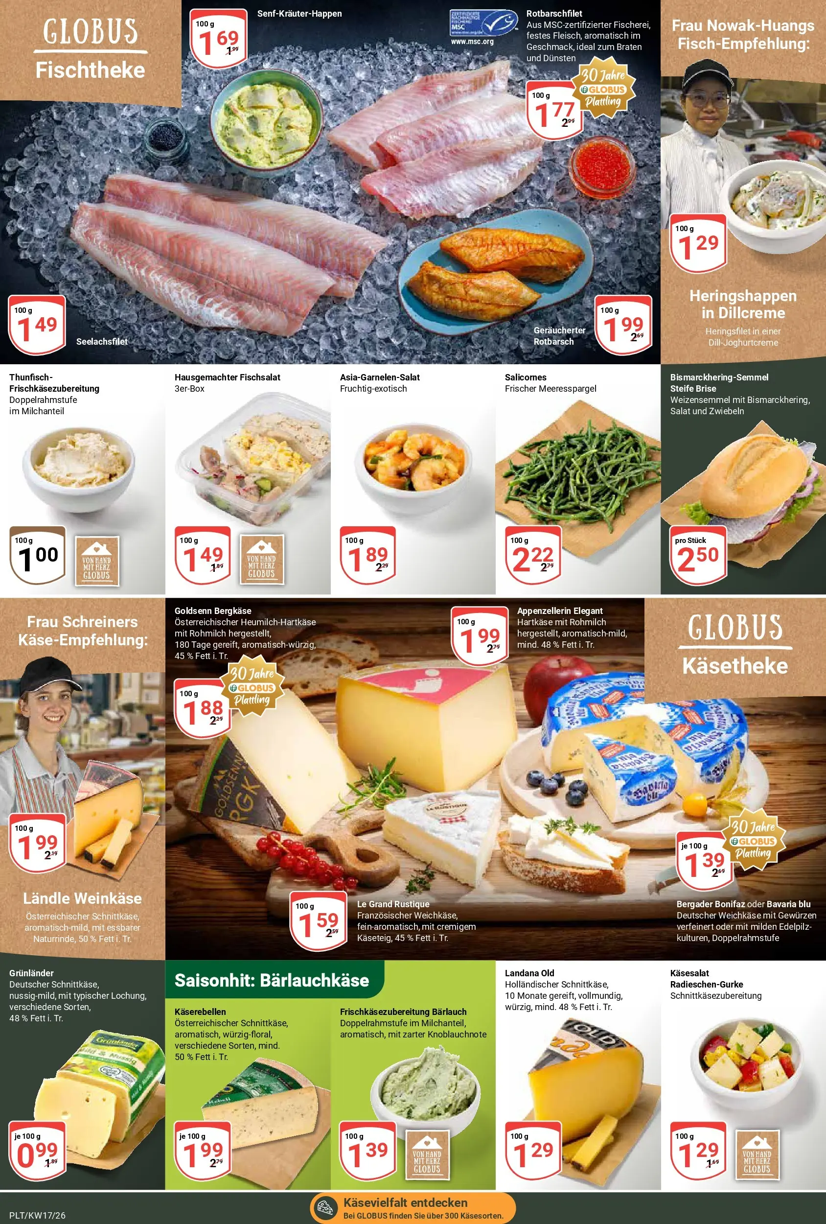 Globus Prospekt Plattling	 (ab 20.04.2026) » Angebote online | Seite: 10 | Produkte: Thunfisch, Zwiebeln, Grunlander, Salat